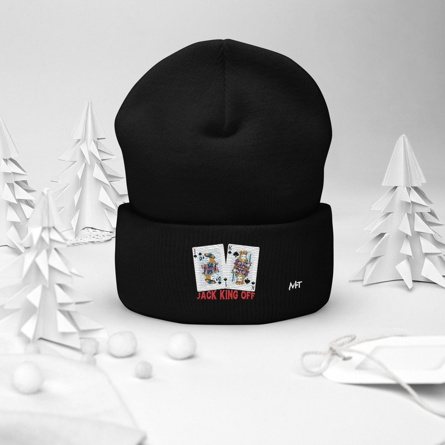 Jack King Off - Cuffed Beanie by DarkByteGear