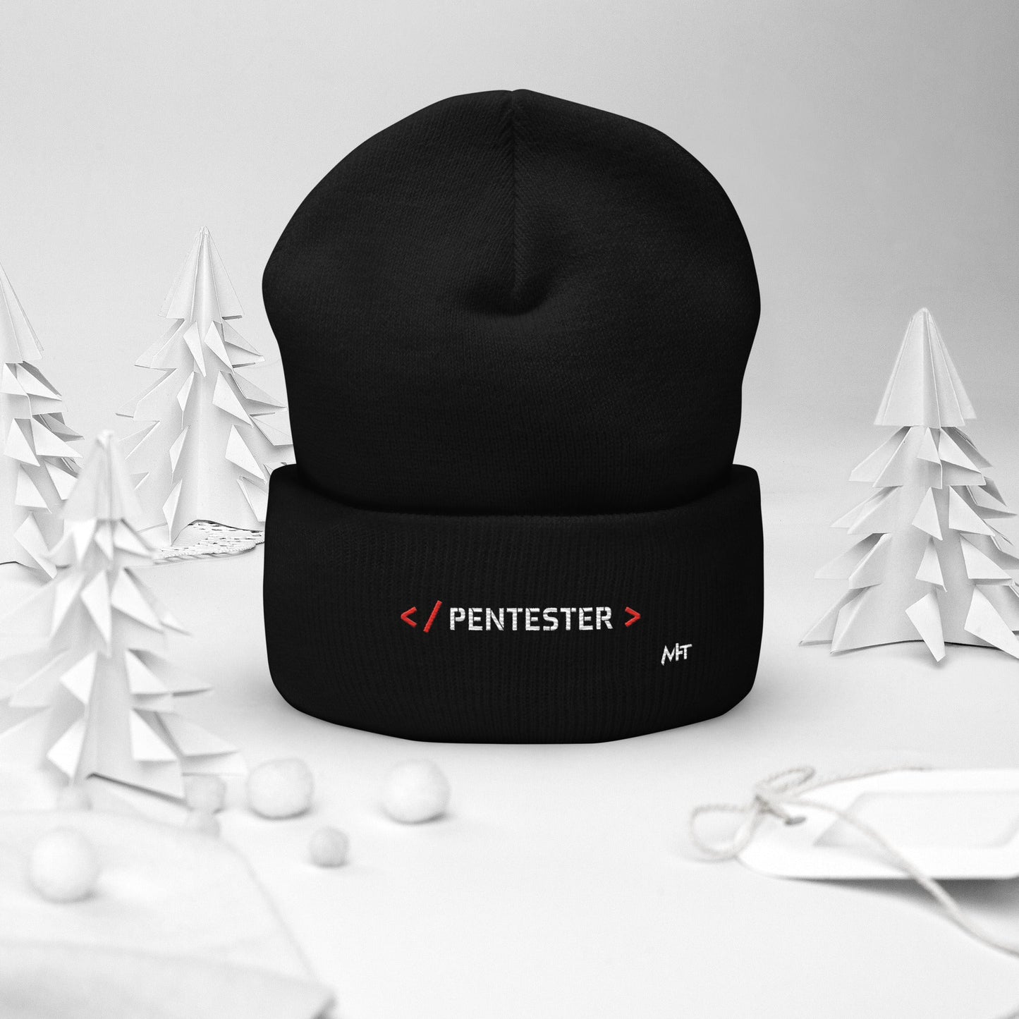Pentester - Cuffed Beanie by DarkByteGear