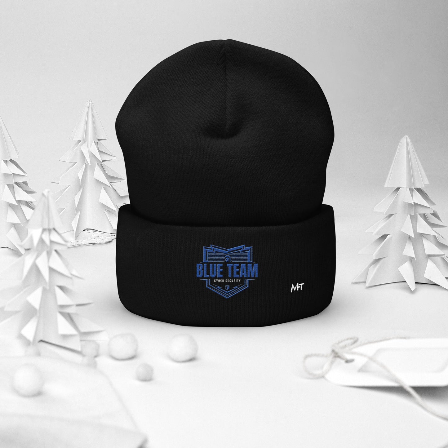 Cyber Security Blue Team - Cuffed Beanie by DarkByteGear