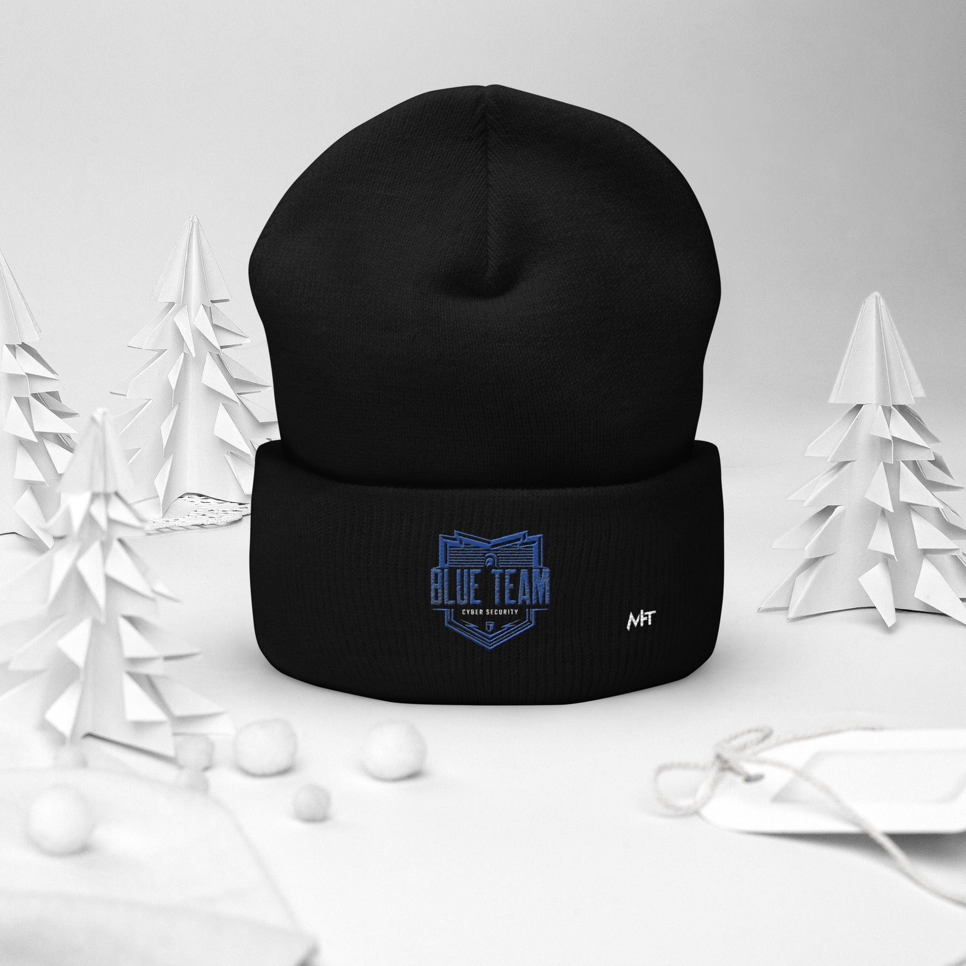 Cyber Security Blue Team V13 - Cuffed Beanie by DarkByteGear