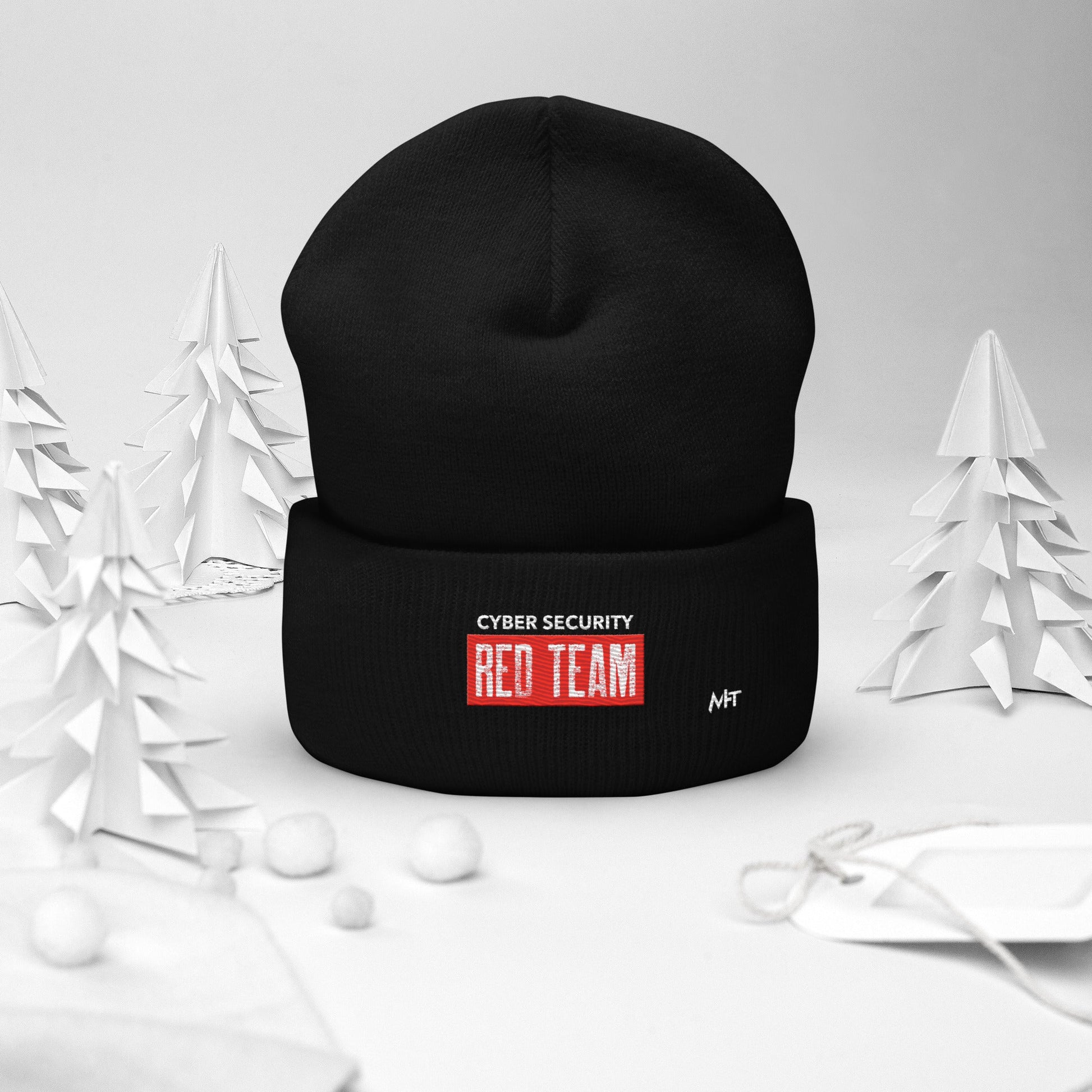 Cyber Security Red Team V1 - Cuffed Beanie by DarkByteGear
