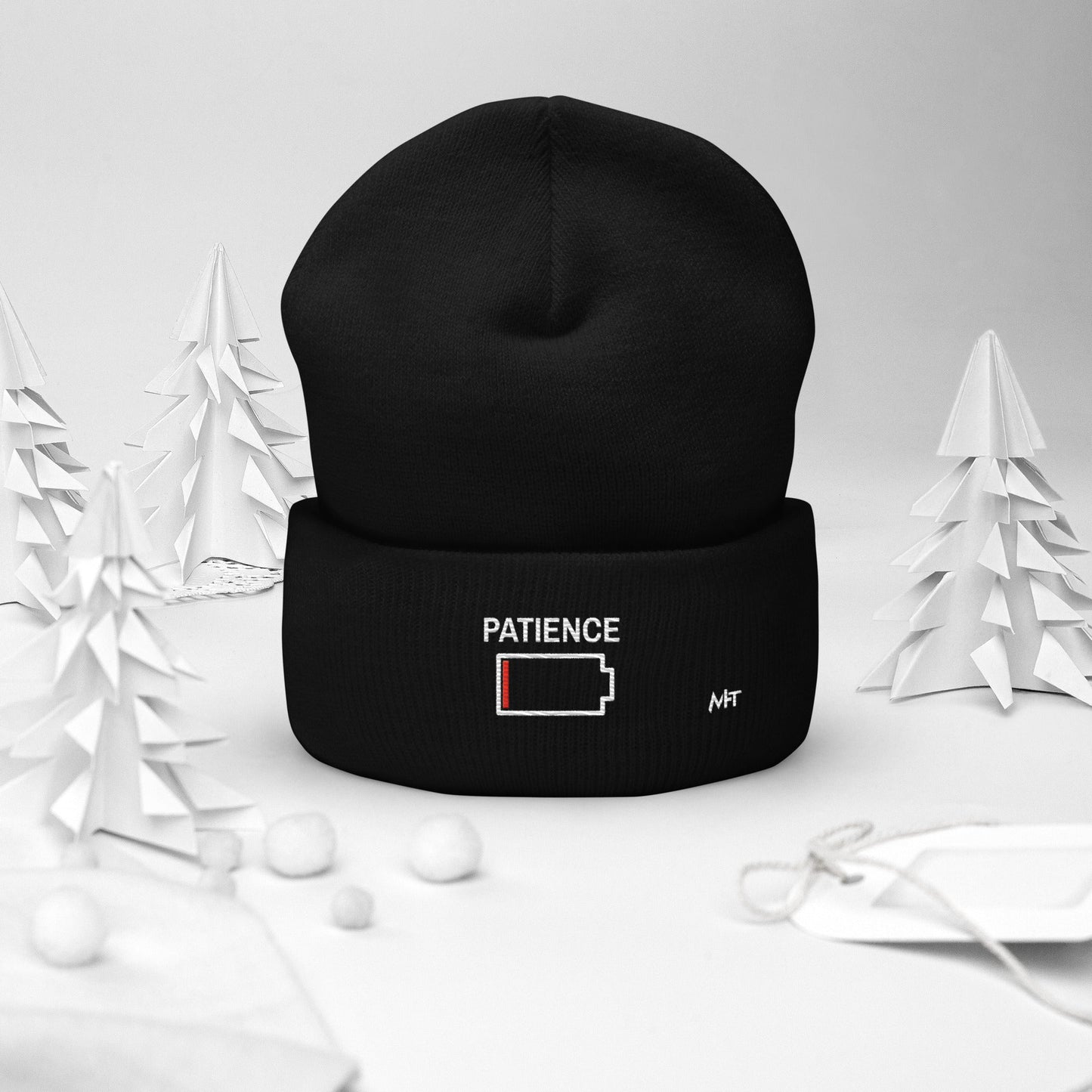Patience - Cuffed Beanie by DarkByteGear