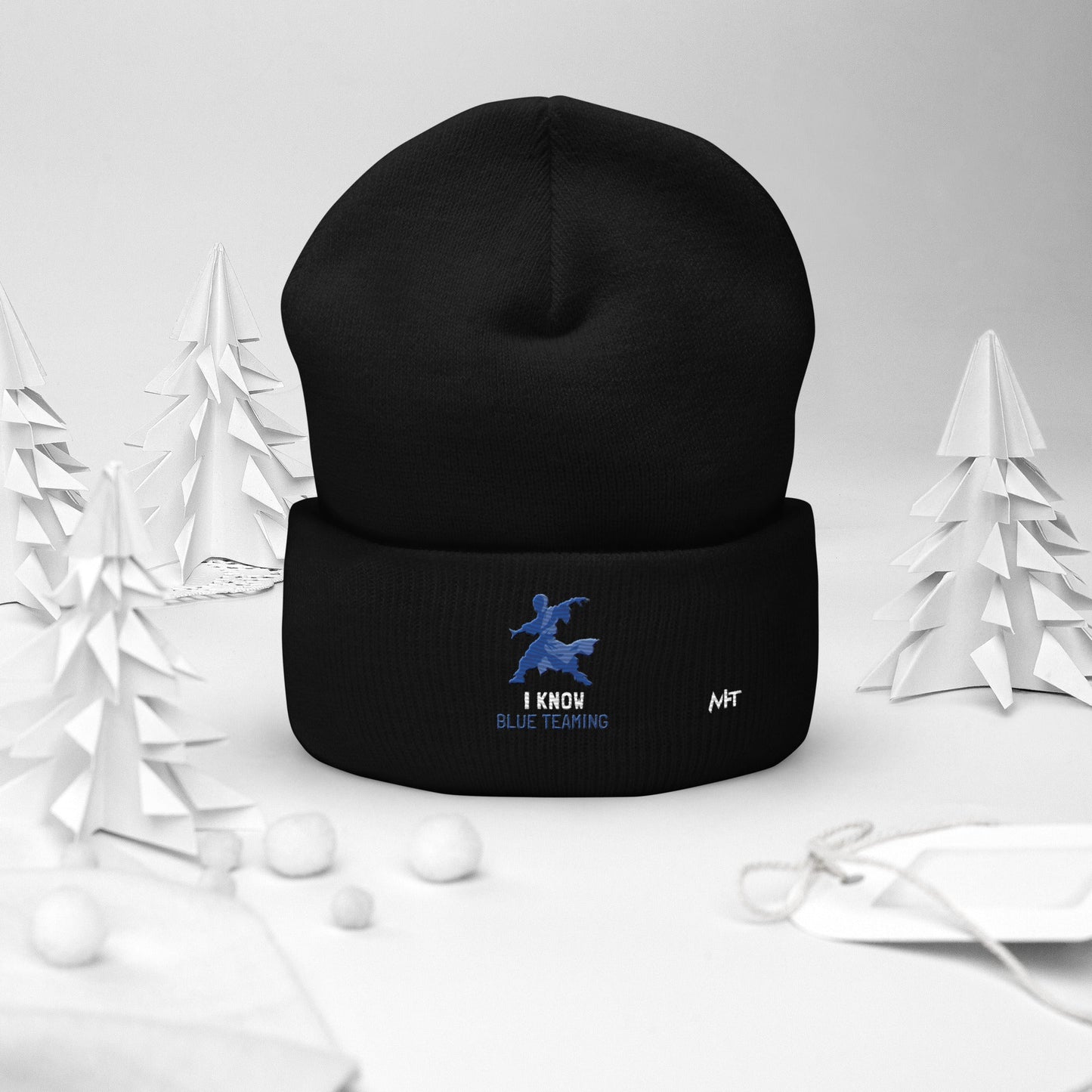I Know Blue Teaming - Cuffed Beanie by DarkByteGear