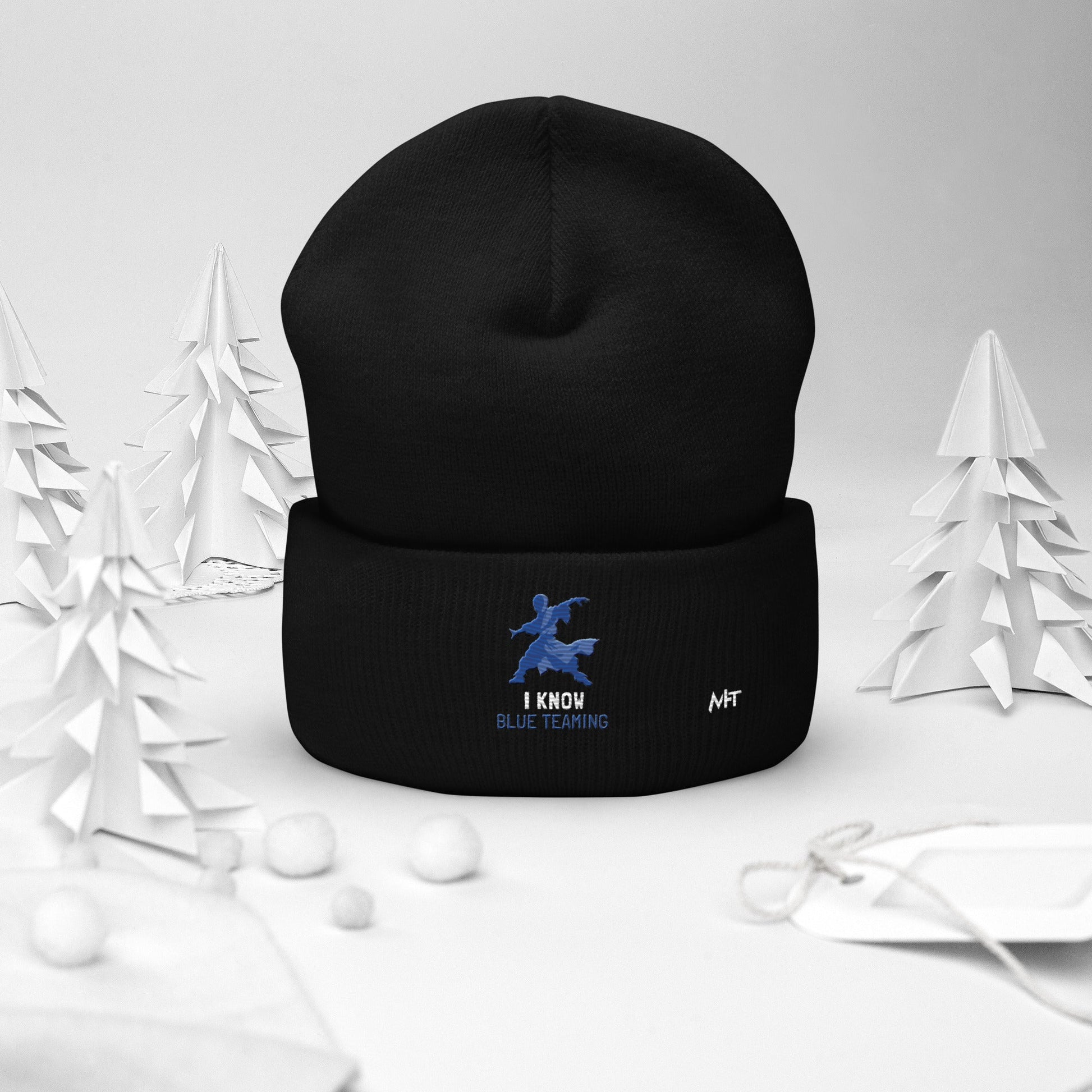 I Know Blue Teaming - Cuffed Beanie by DarkByteGear