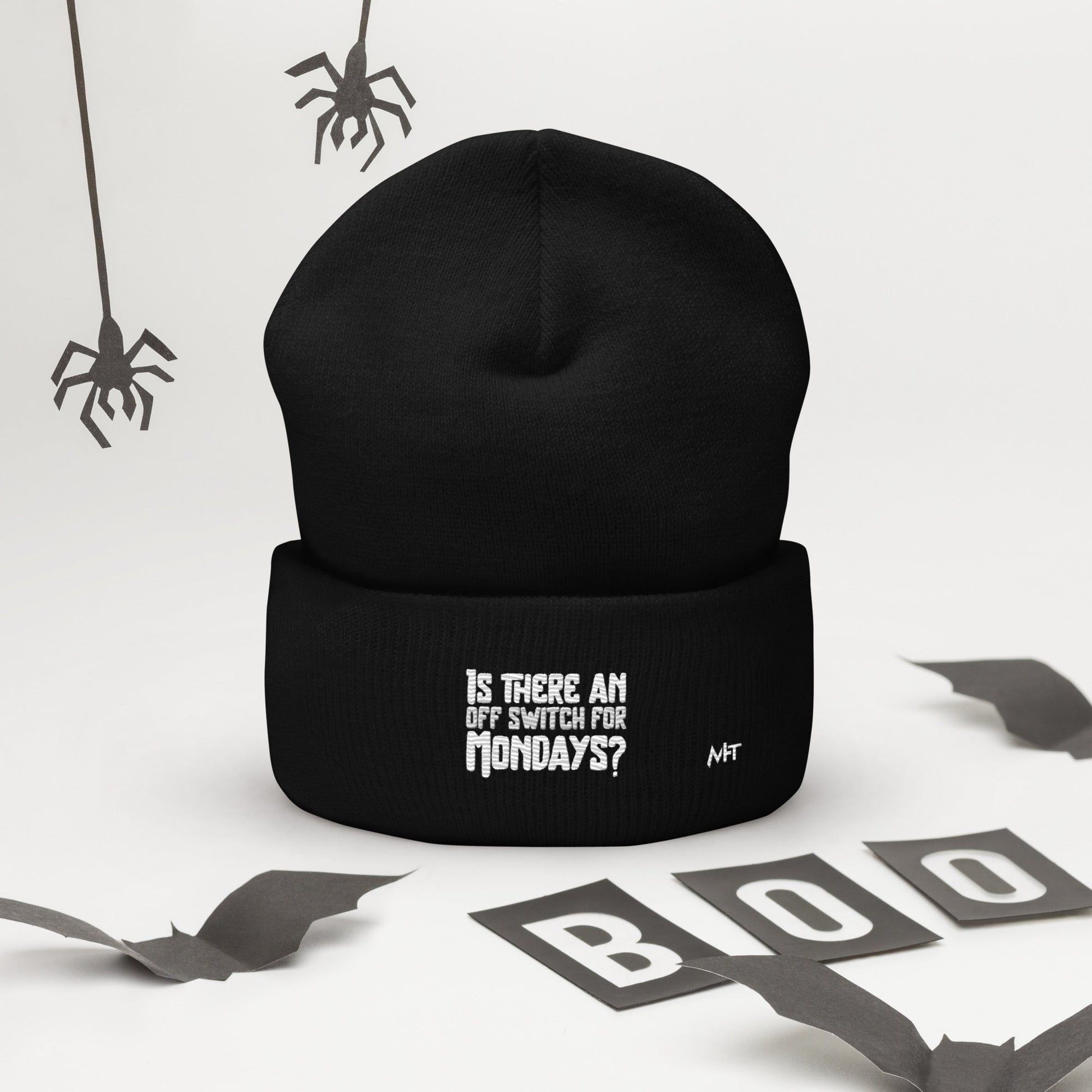 Is there an OFF switch for Mondays? - Cuffed Beanie by DarkByteGear