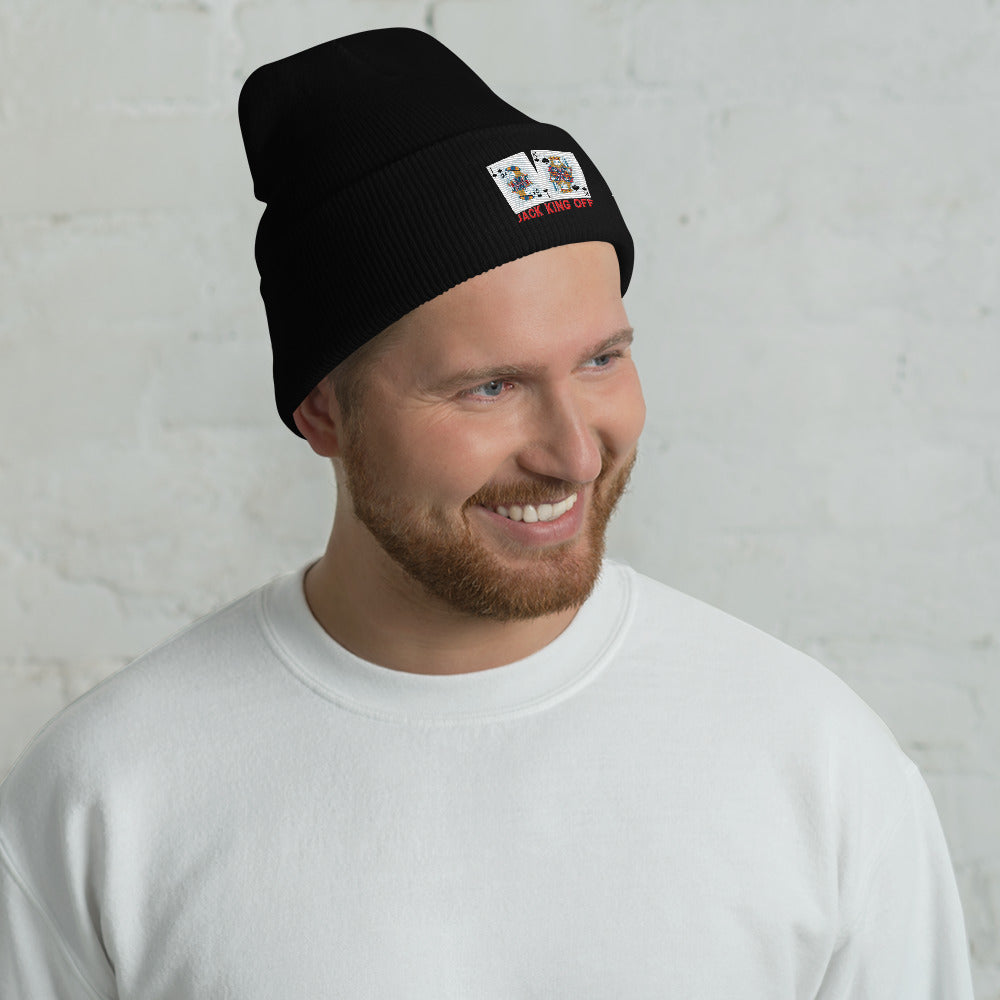 Jack King Off - Cuffed Beanie by DarkByteGear