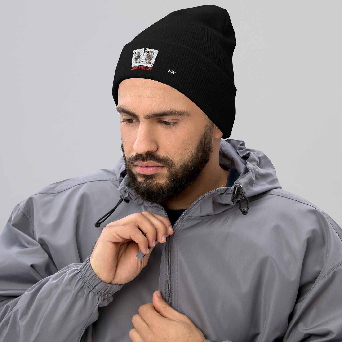 Jack King Off - Cuffed Beanie by DarkByteGear