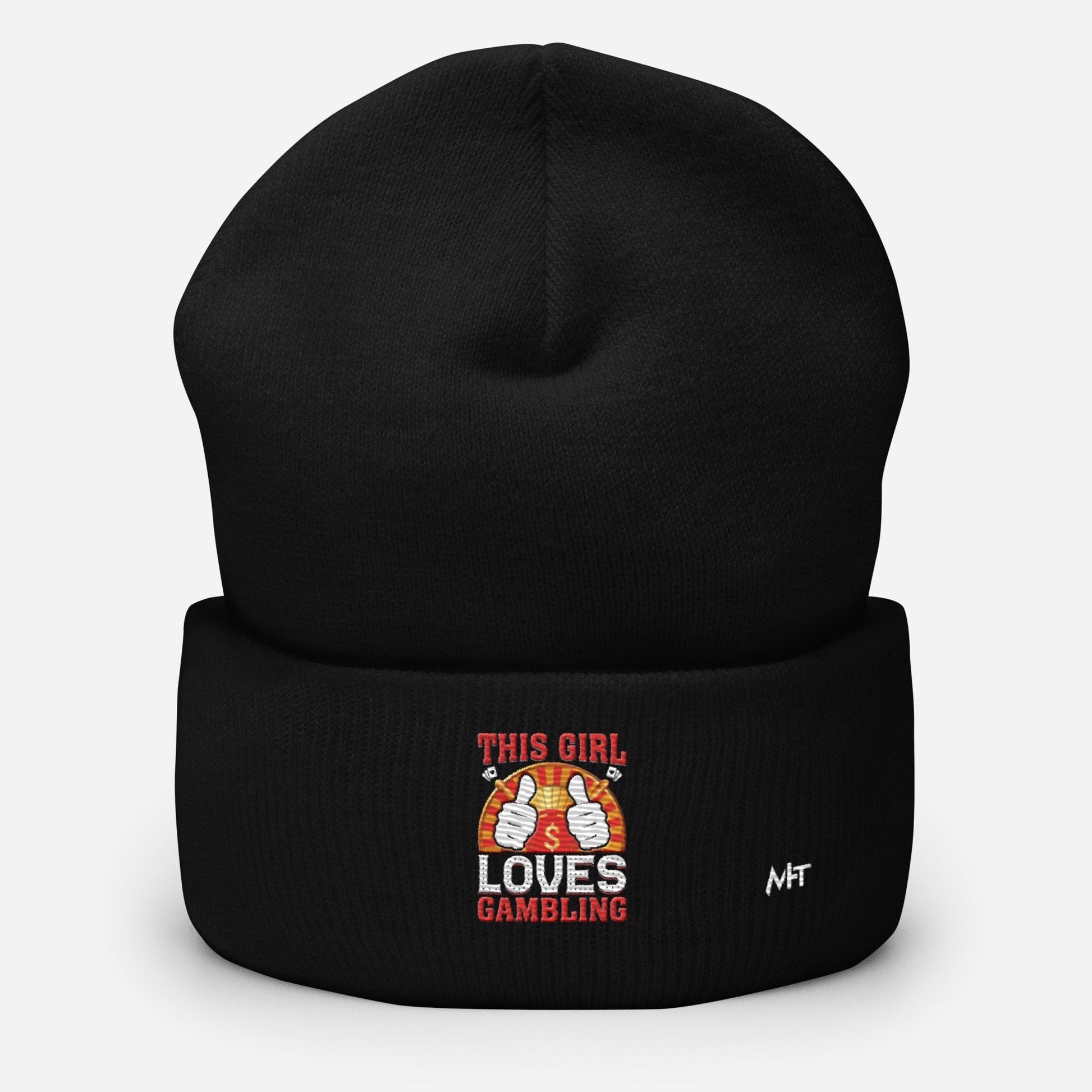 This Girl Loves Gambling - Cuffed Beanie by DarkByteGear