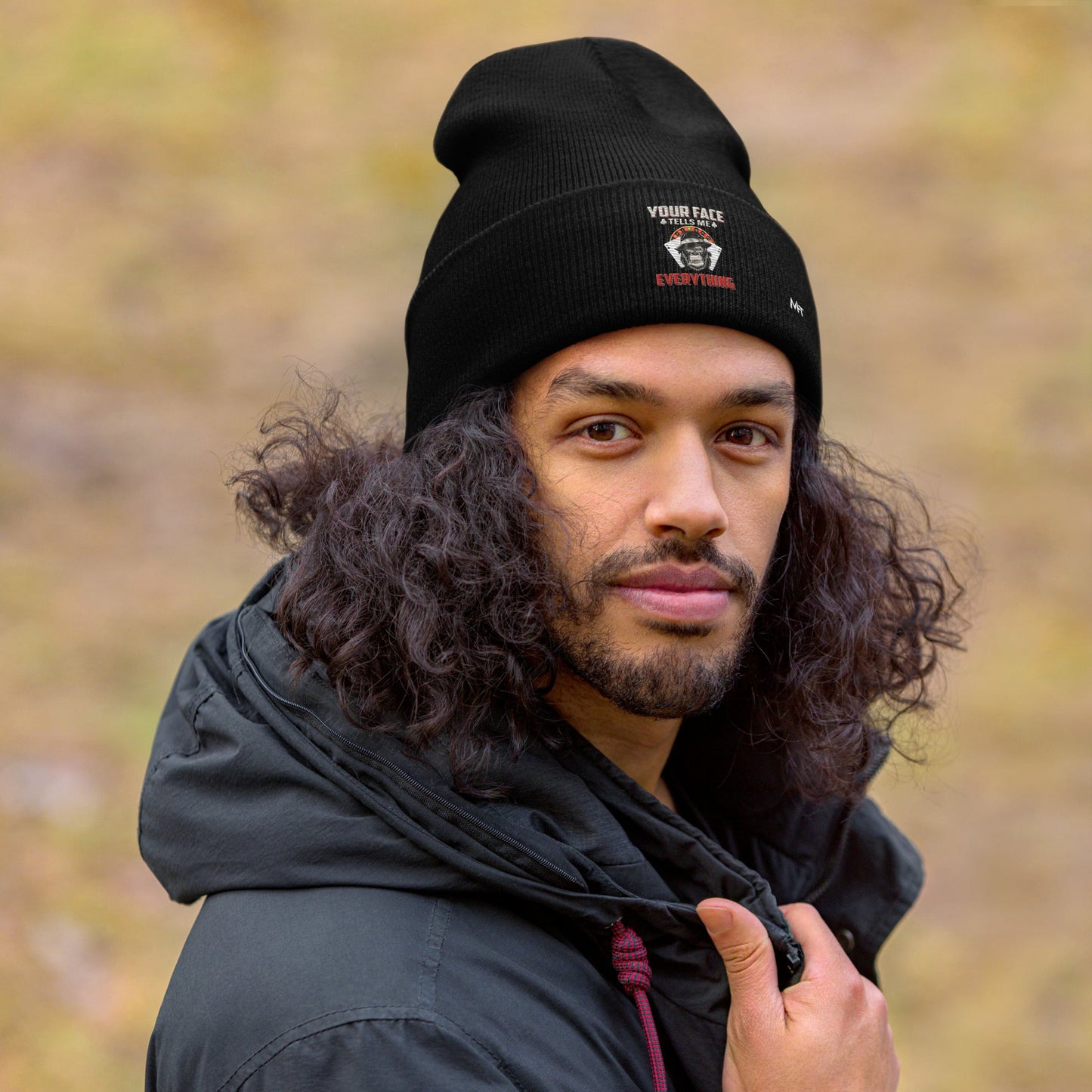Your Face Tells me Everything - Cuffed Beanie by DarkByteGear