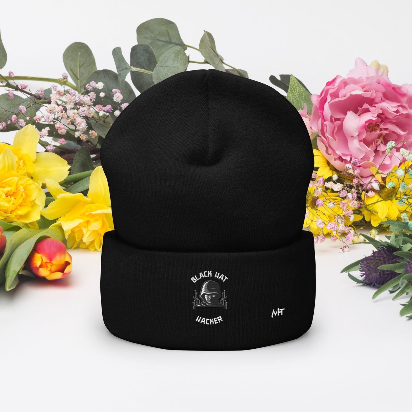Black Hat Hacker - Cuffed Beanie by DarkByteGear