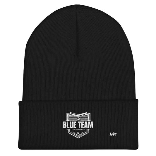 Cyber Security Blue Team V1 - Cuffed Beanie by DarkByteGear