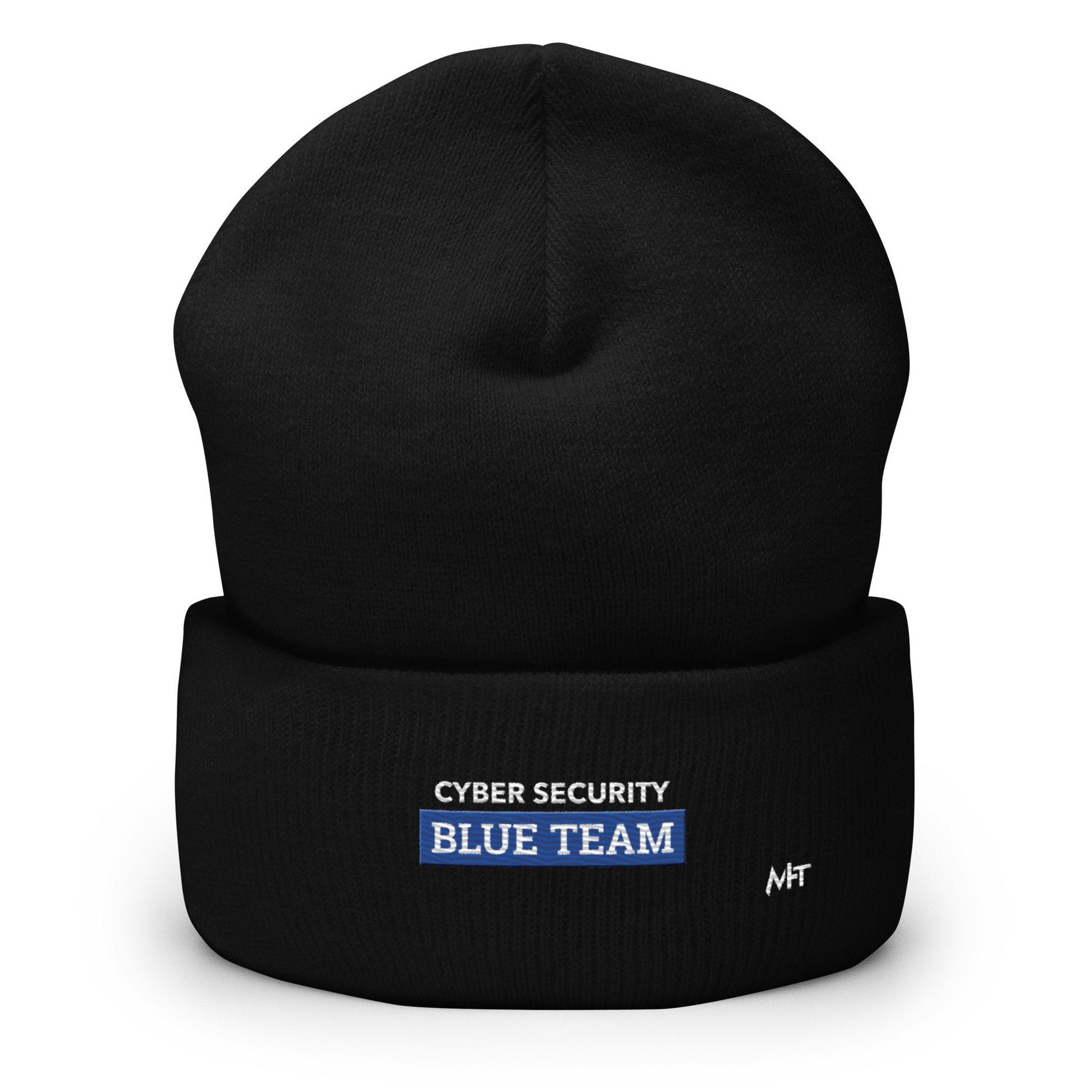 Cyber Security Blue Team V6 - Cuffed Beanie by DarkByteGear