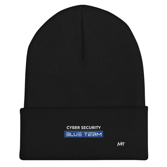 Cyber Security Blue Team V8 - Cuffed Beanie by DarkByteGear