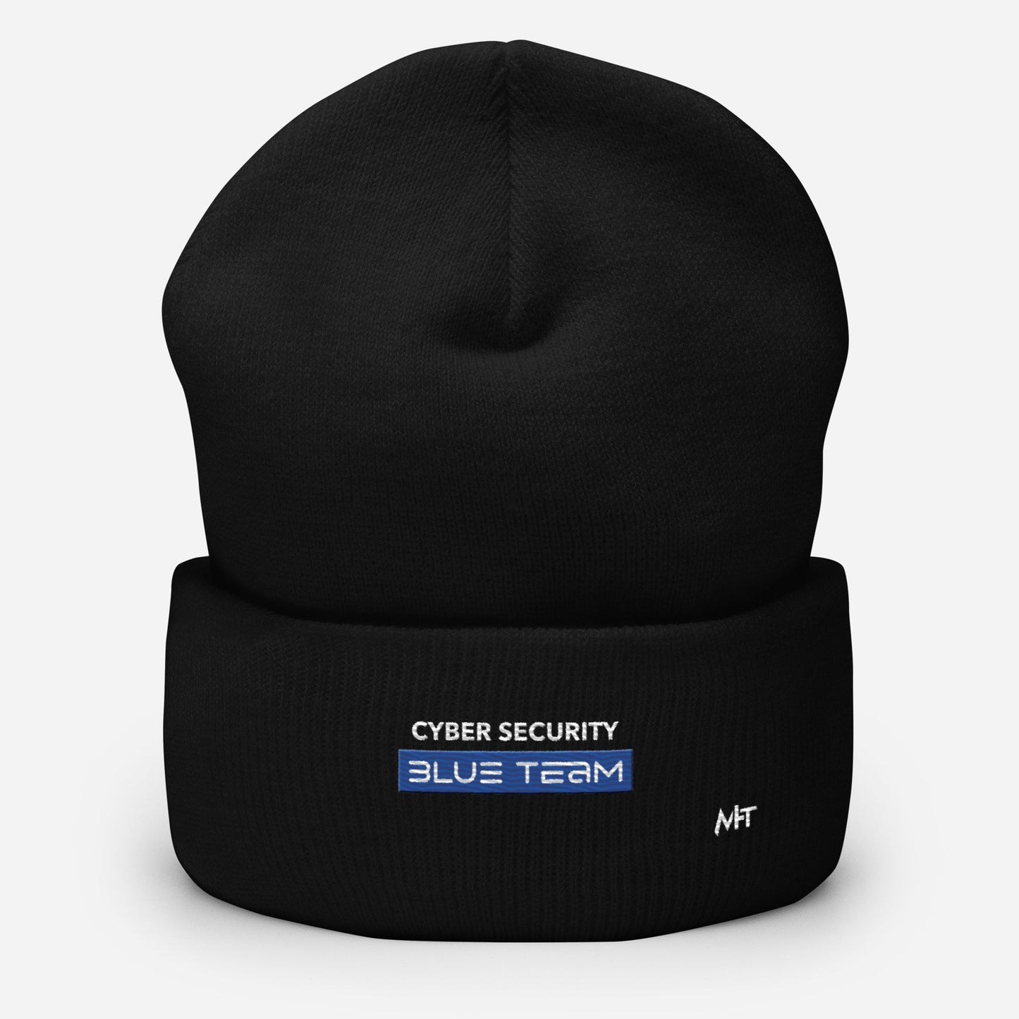 Cyber Security Blue Team V8 - Cuffed Beanie by DarkByteGear