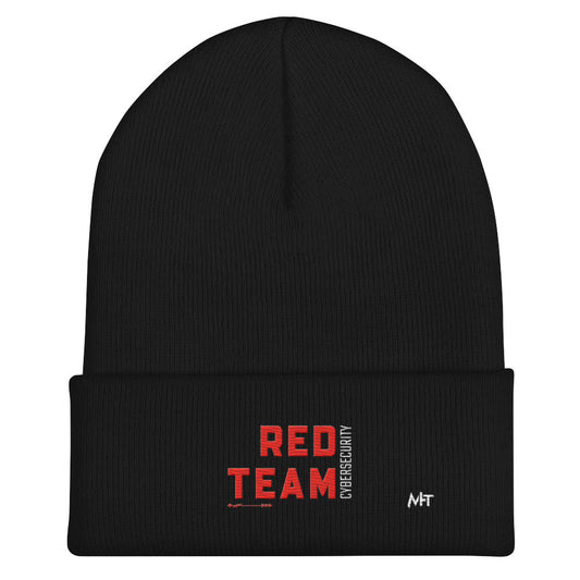 Cyber Security Red Team V8 - Cuffed Beanie by DarkByteGear