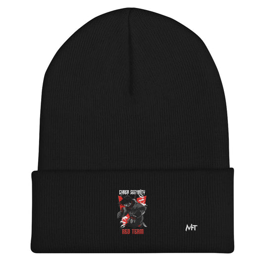 Cyber Security Red Team V3 - Cuffed Beanie by DarkByteGear