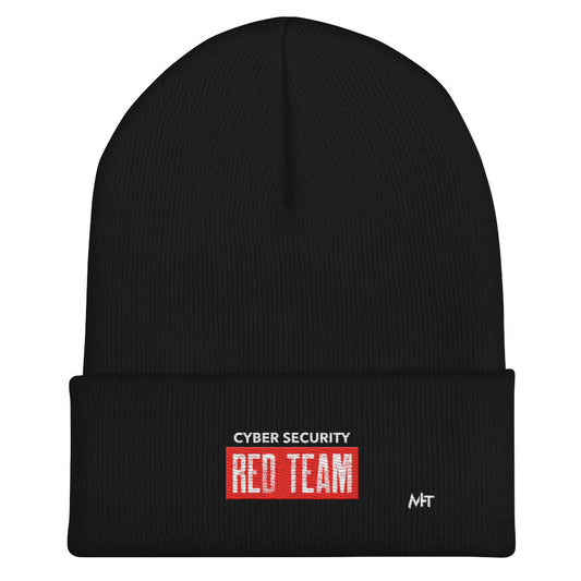 Cyber Security Red Team V1 - Cuffed Beanie by DarkByteGear
