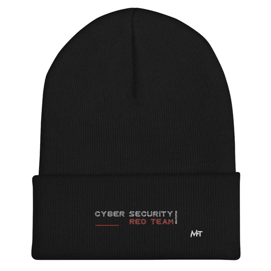 Cyber Security Red Team V2 - Cuffed Beanie by DarkByteGear