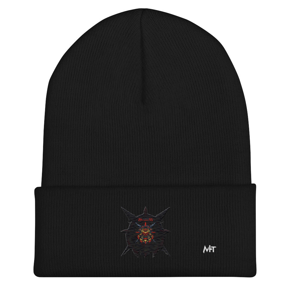 Cyberware Ronin Mecha - Cuffed Beanie by DarkByteGear