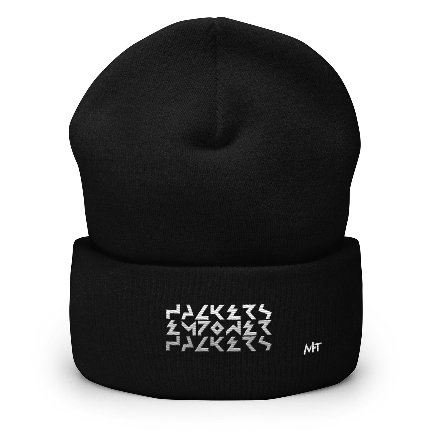 Hackers Empower Hackers V4 - Cuffed Beanie by DarkByteGear