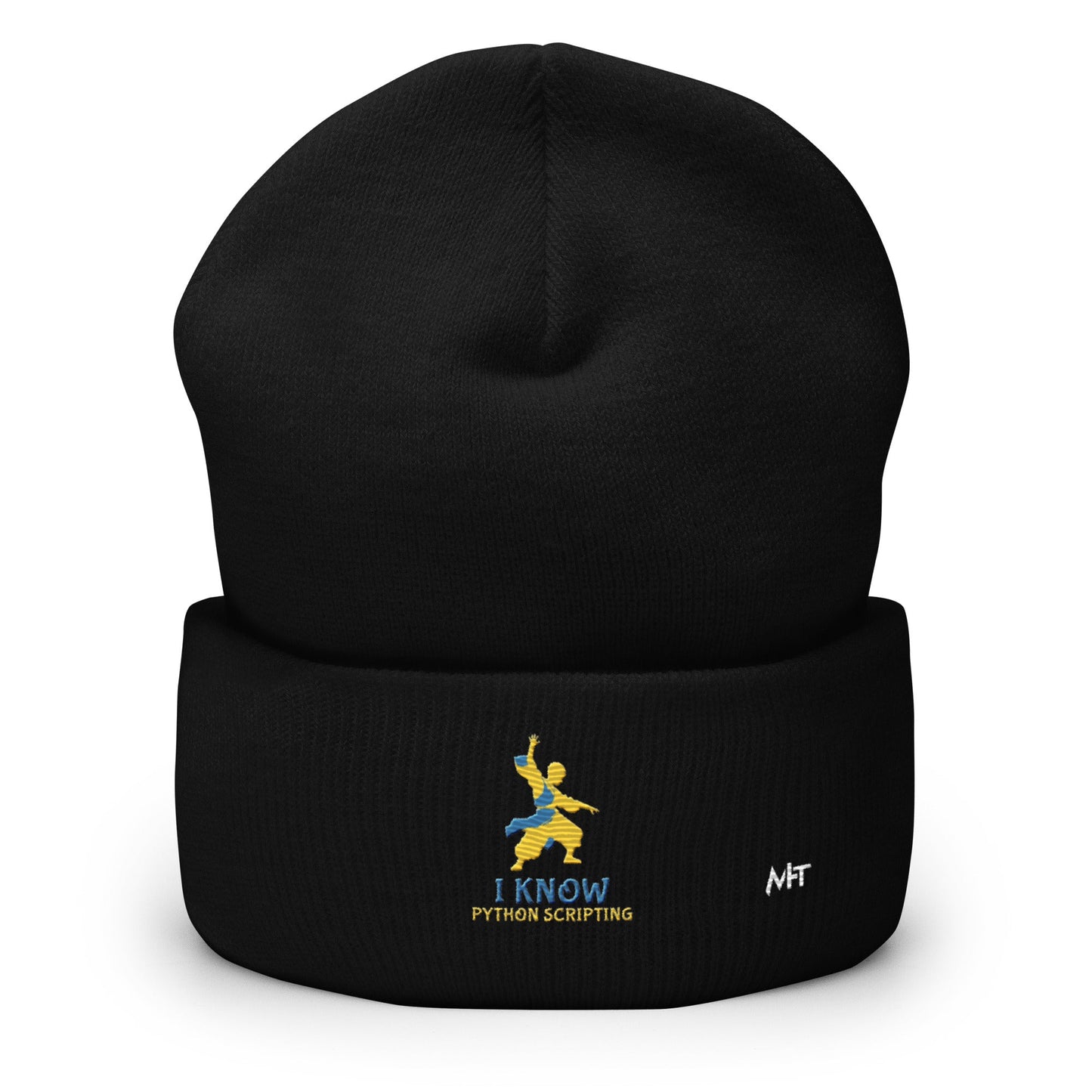 I Know Python Scripting - Cuffed Beanie by DarkByteGear