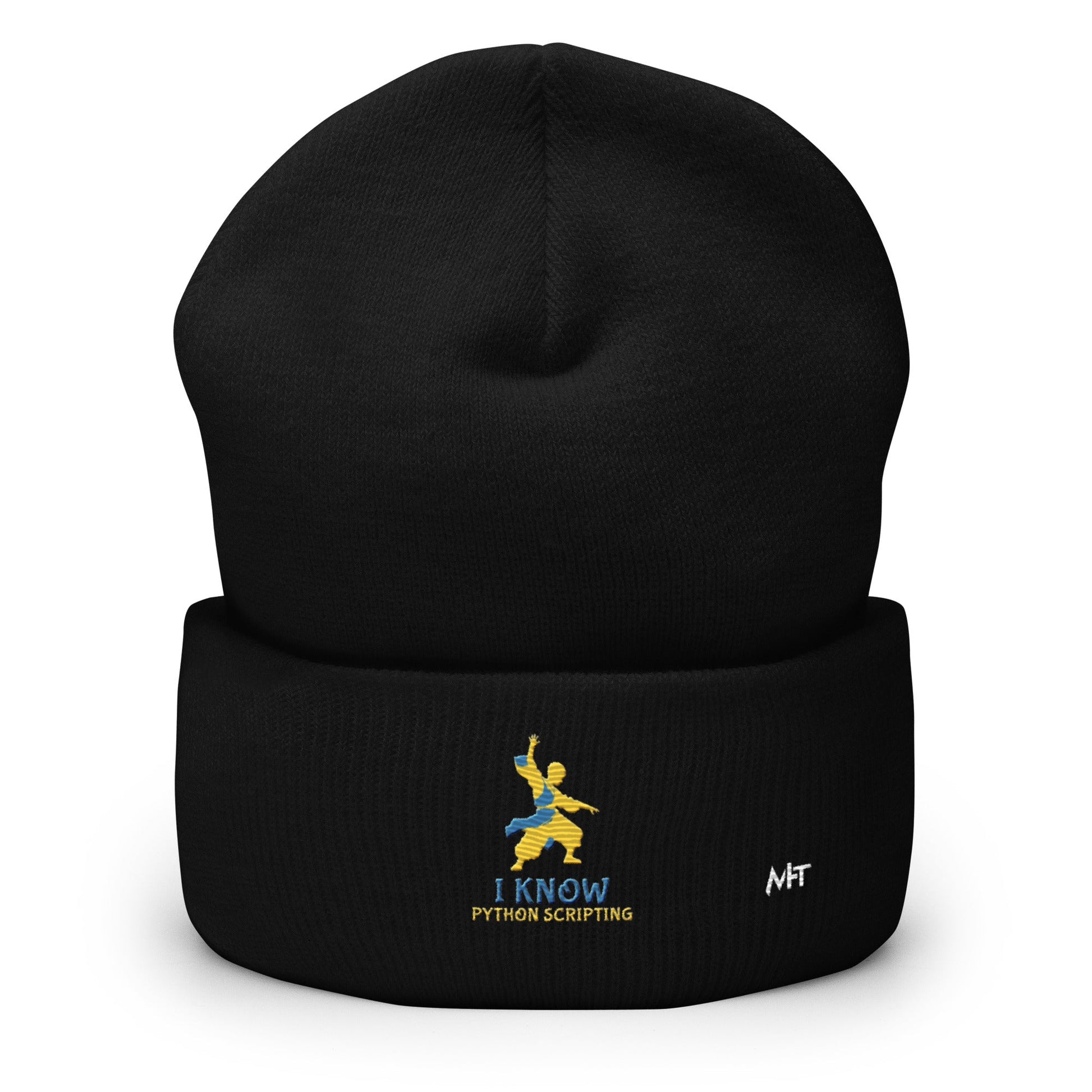 I Know Python Scripting - Cuffed Beanie by DarkByteGear