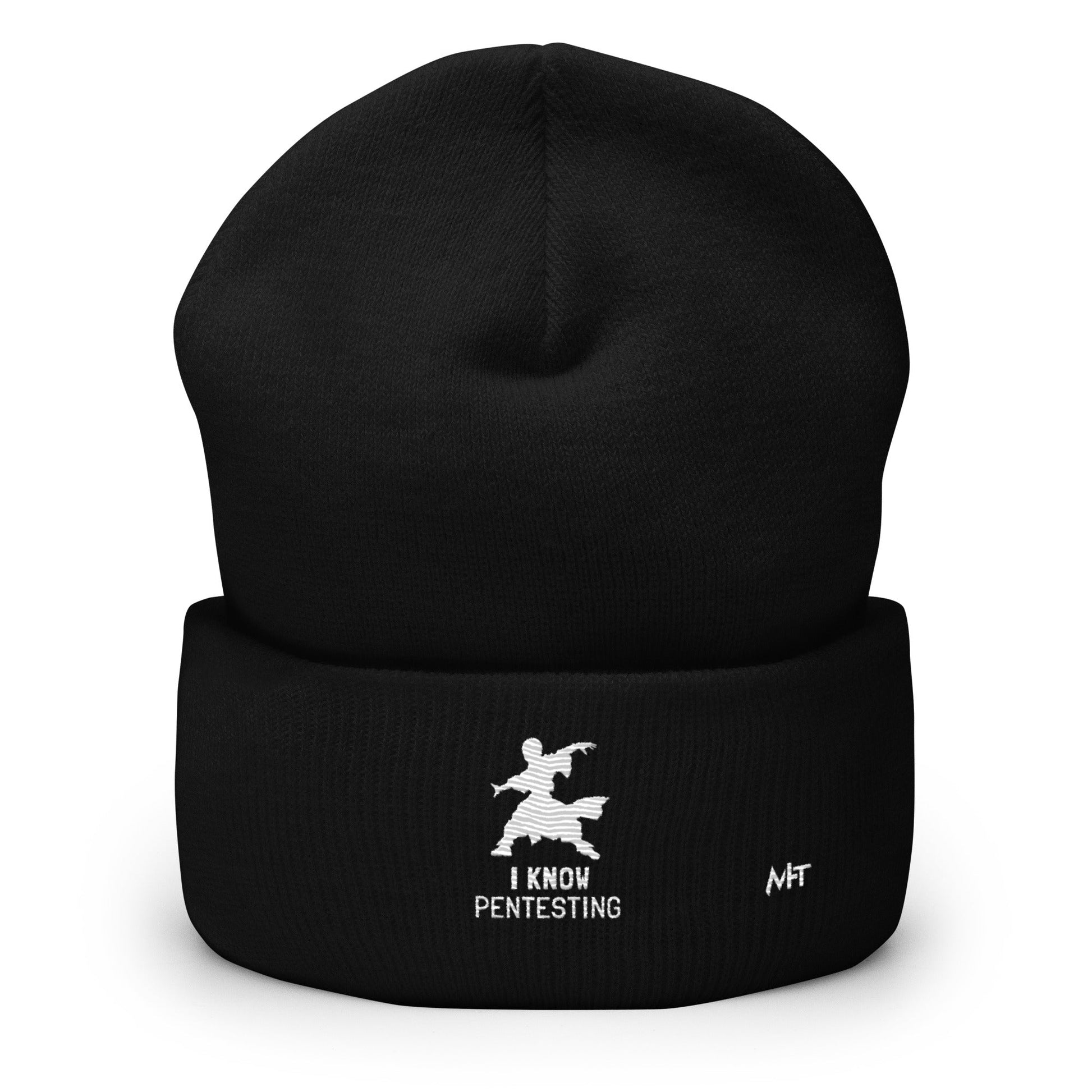 I Know Pentesting - Cuffed Beanie by DarkByteGear