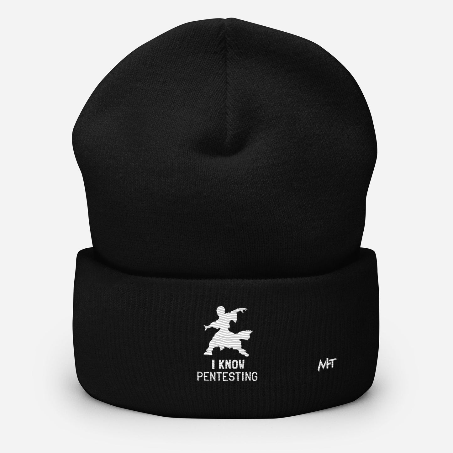 I Know Pentesting - Cuffed Beanie by DarkByteGear