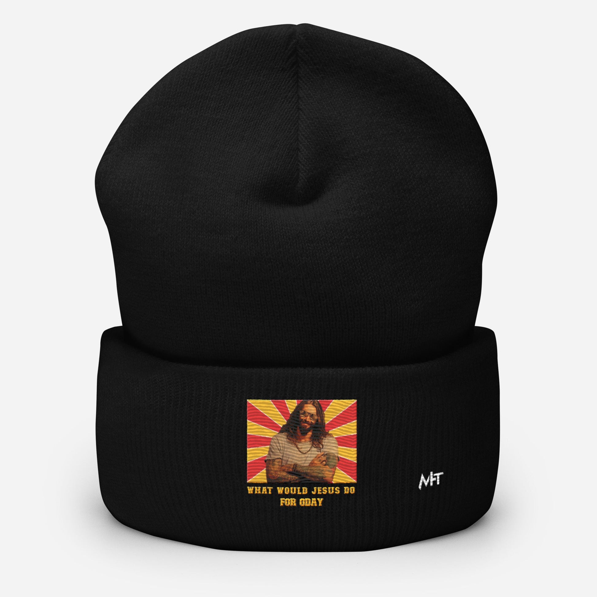 What would Jesus do for 0day v1 - Cuffed Beanie by DarkByteGear