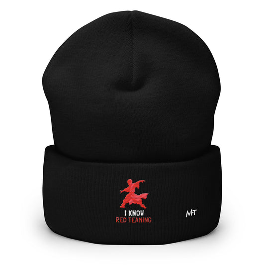 I Know Red Teaming - Cuffed Beanie by DarkByteGear