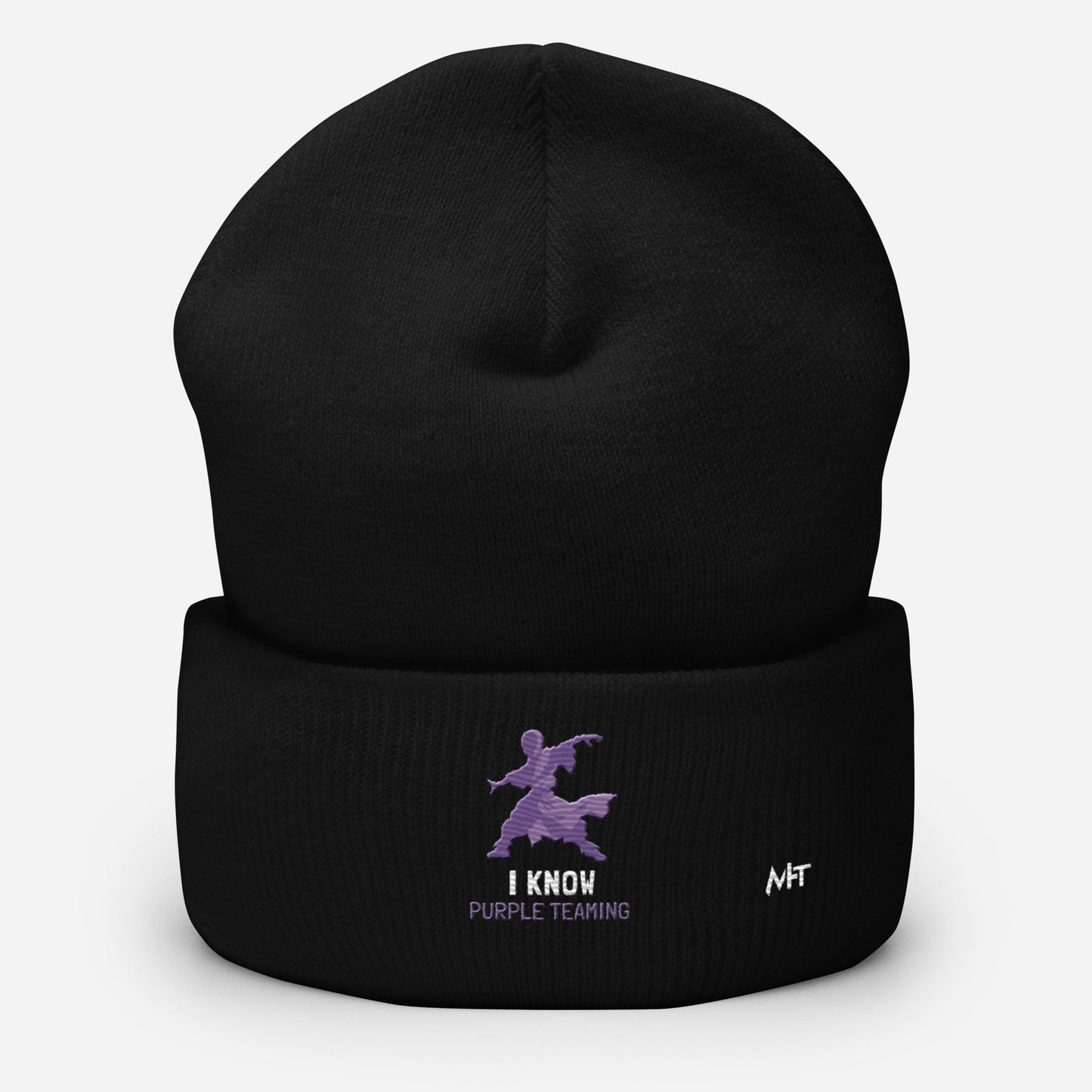 I Know Purple Teaming - Cuffed Beanie by DarkByteGear