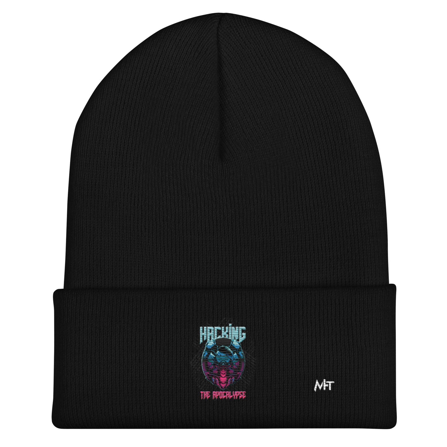 Hacking the apocalypse V2 - Cuffed Beanie by DarkByteGear
