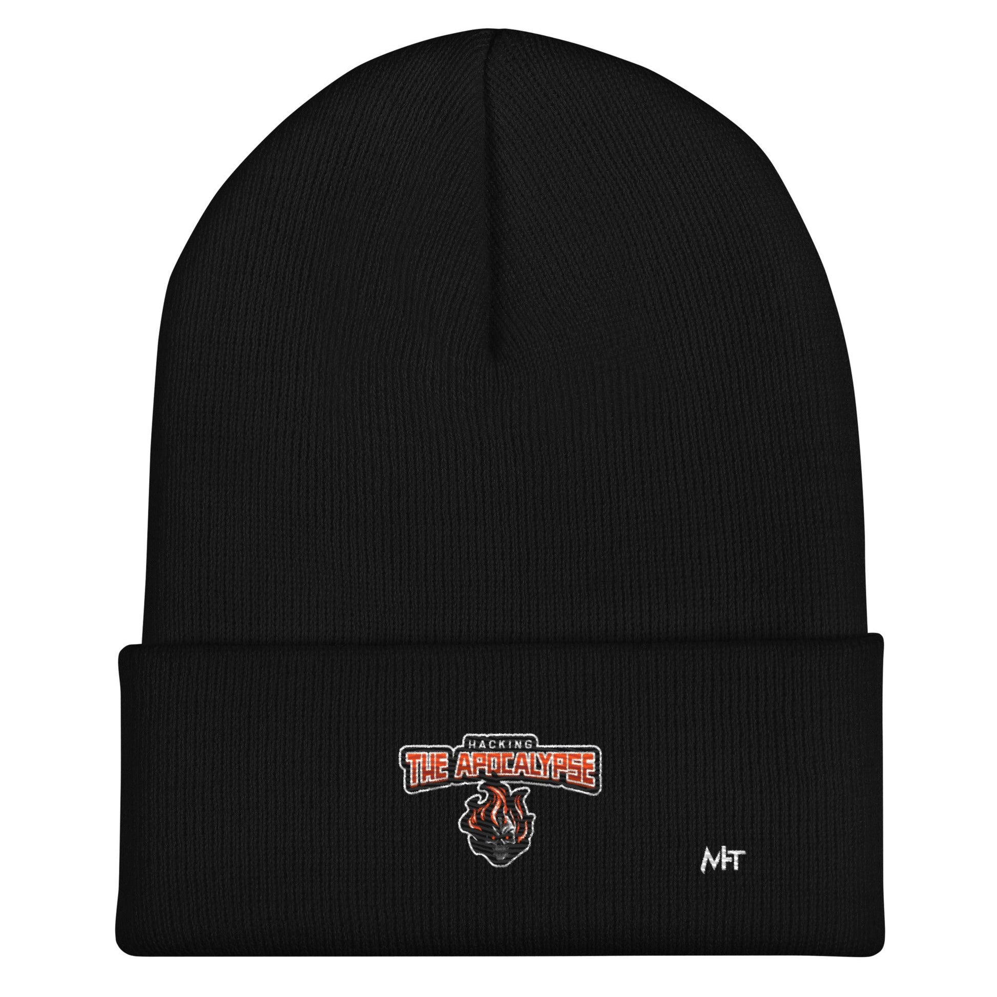 Hacking the Apocalypse V1 - Cuffed Beanie by DarkByteGear
