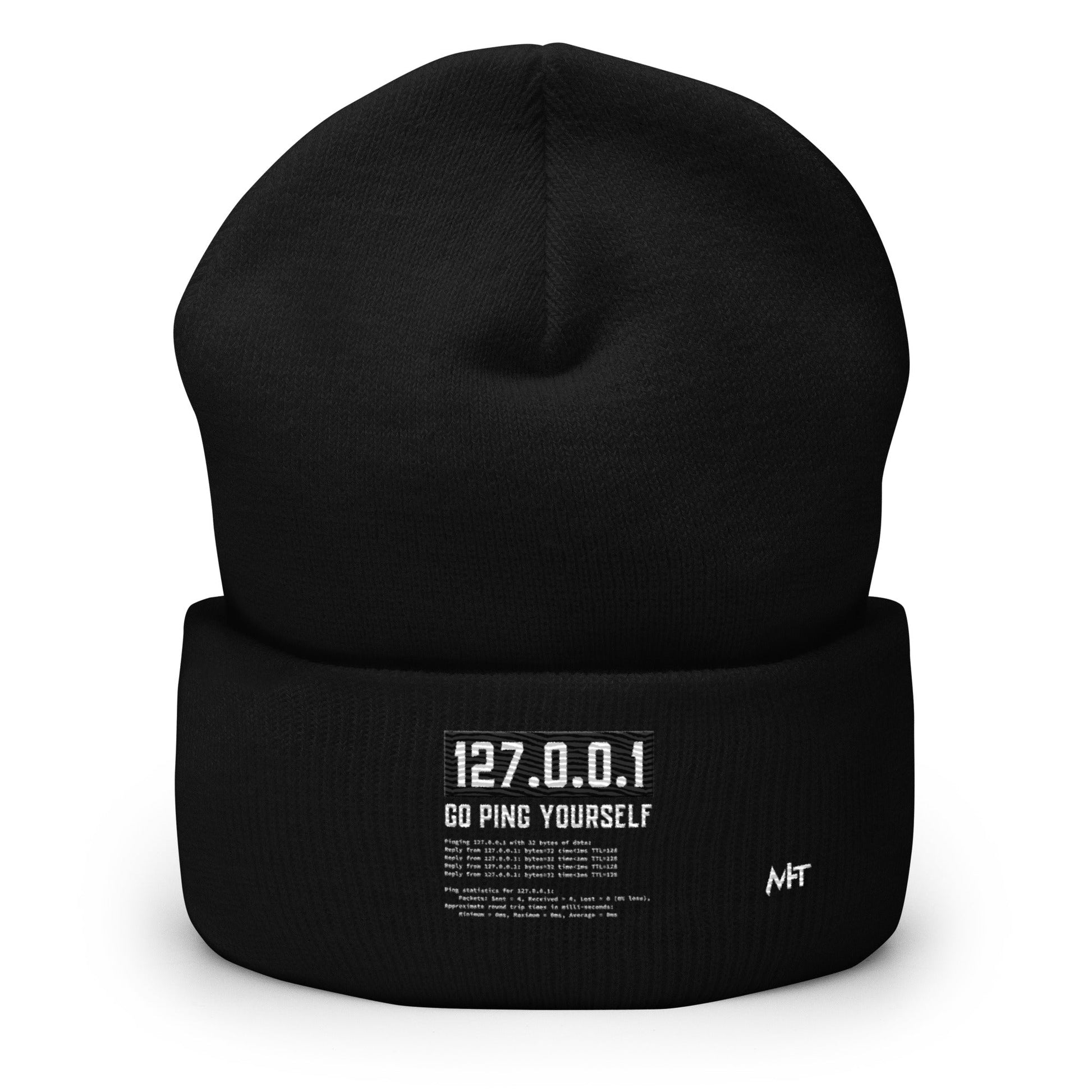 Go ping yourself - Cuffed Beanie by DarkByteGear