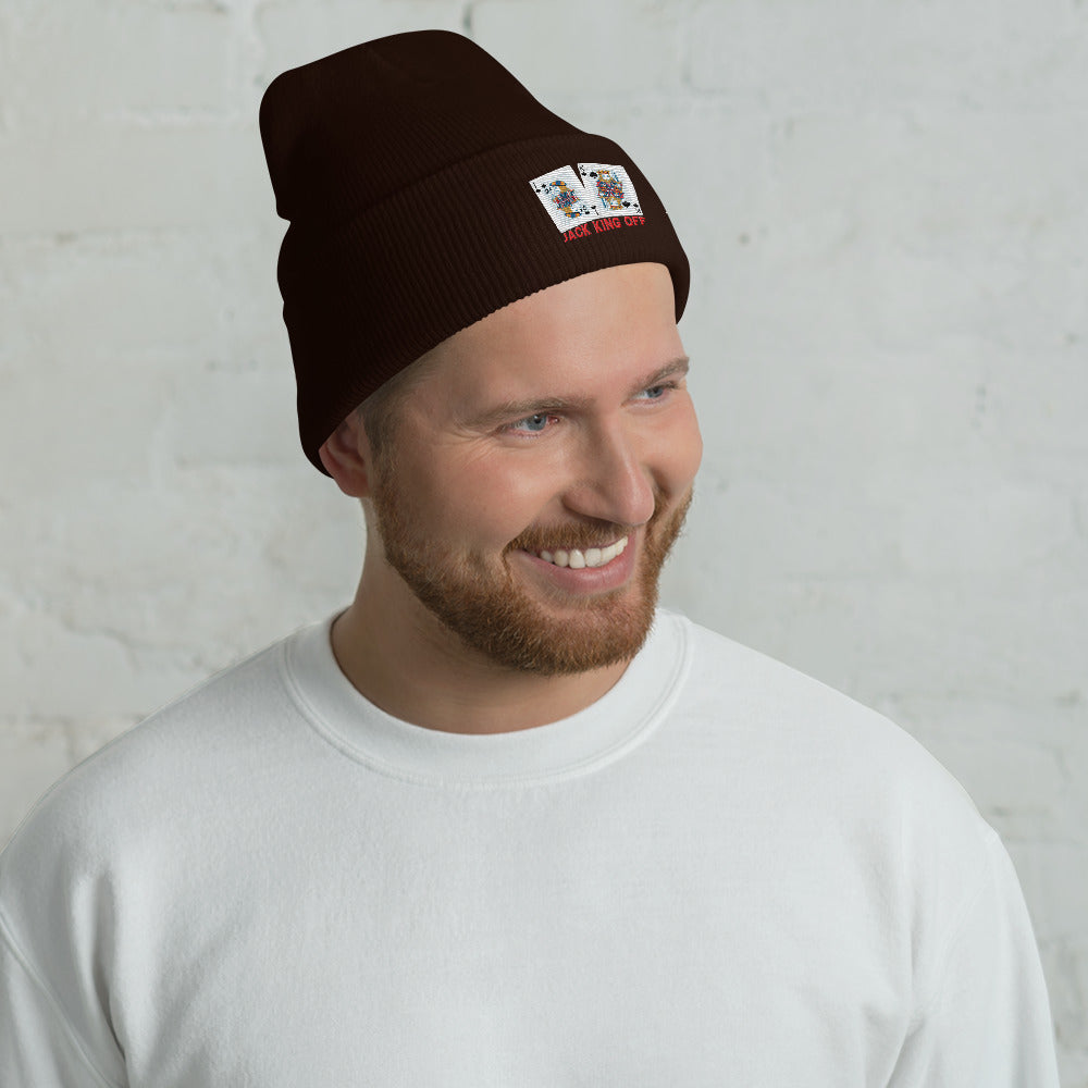 Jack King Off - Cuffed Beanie by DarkByteGear