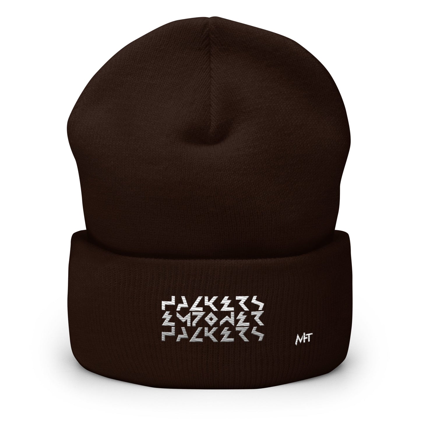 Hackers Empower Hackers V4 - Cuffed Beanie by DarkByteGear