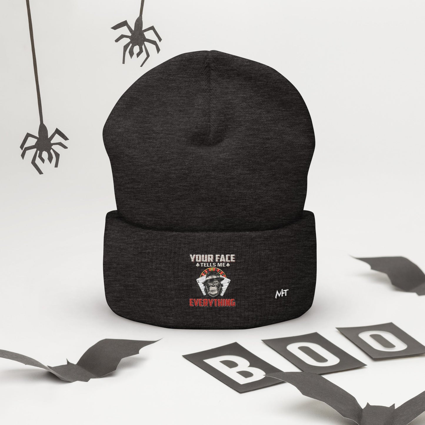 Your Face Tells me Everything - Cuffed Beanie by DarkByteGear