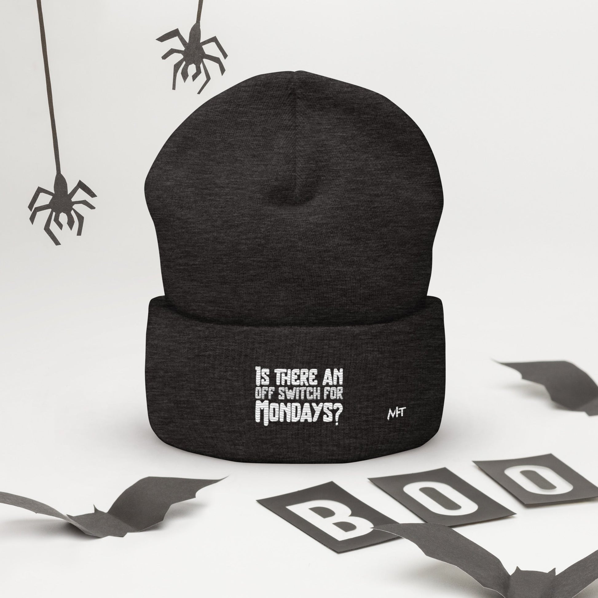 Is there an OFF switch for Mondays? - Cuffed Beanie by DarkByteGear
