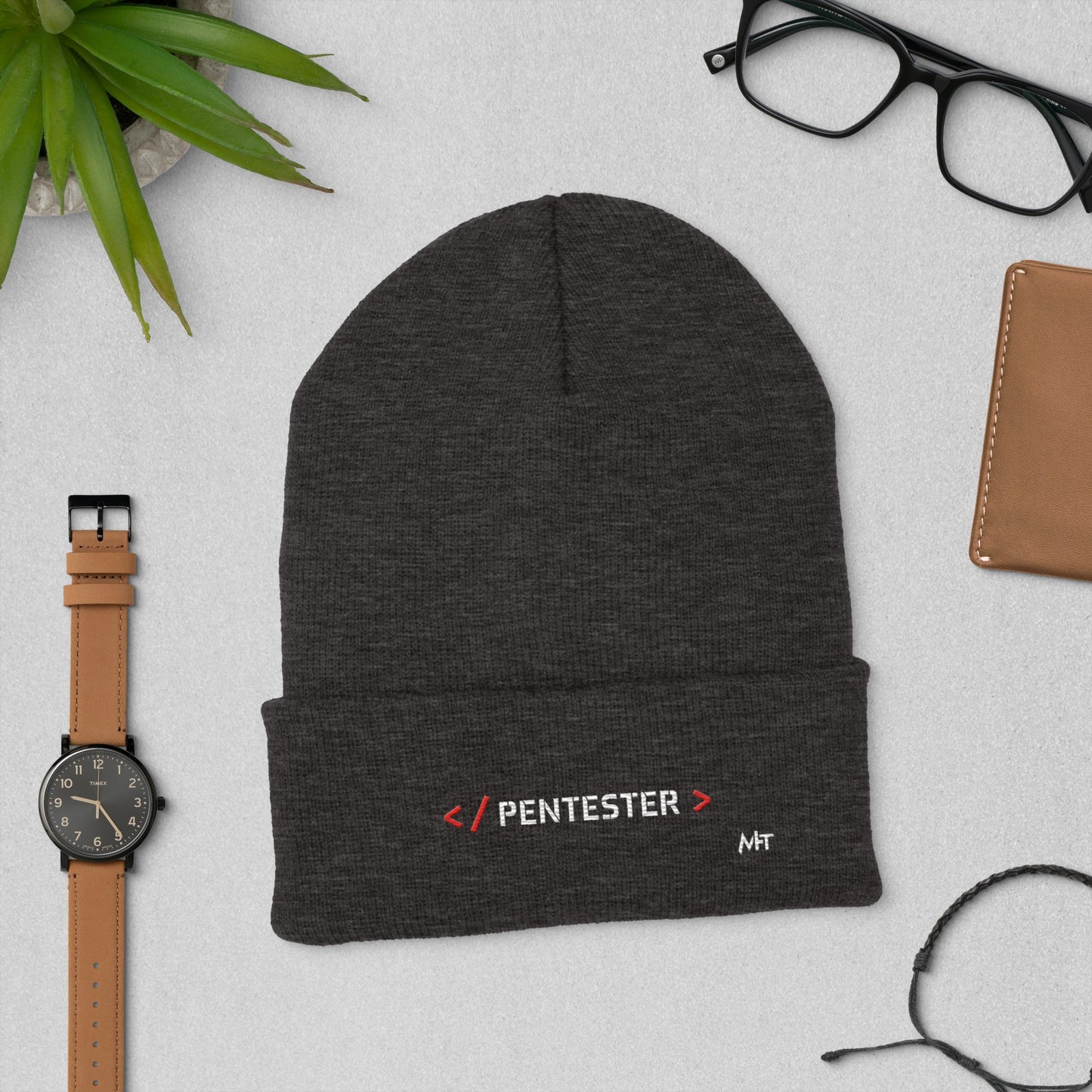 Pentester - Cuffed Beanie by DarkByteGear