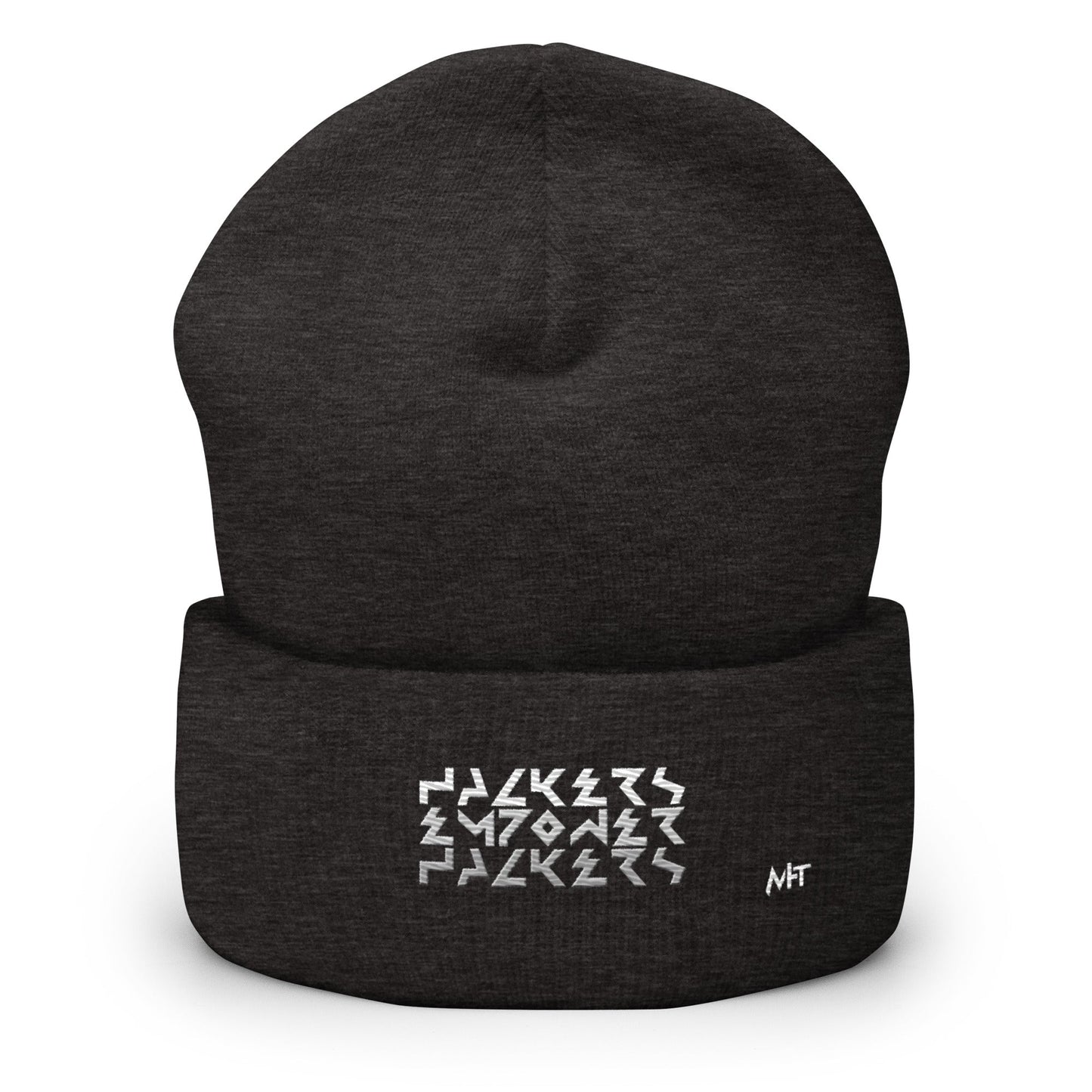Hackers Empower Hackers V4 - Cuffed Beanie by DarkByteGear