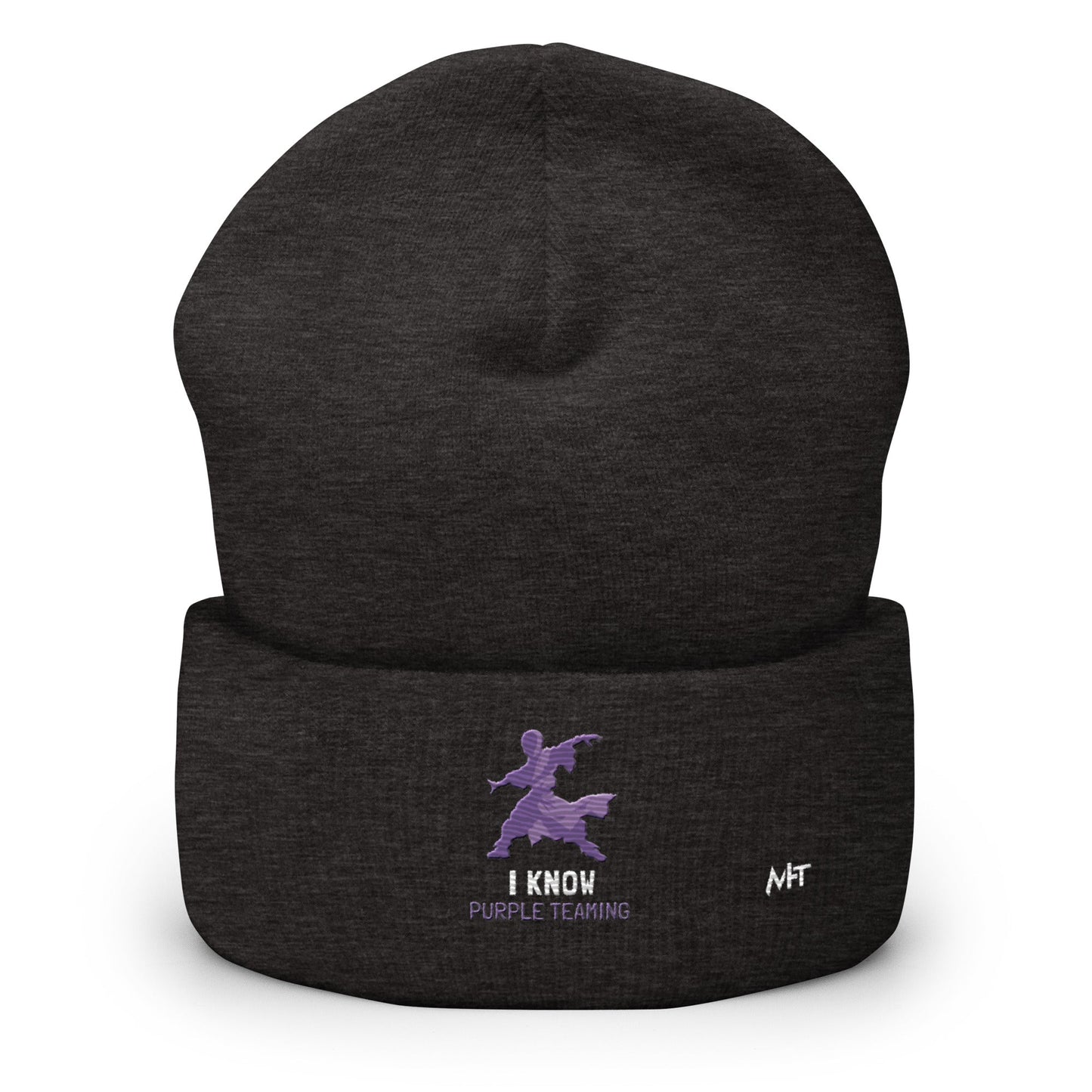 I Know Purple Teaming - Cuffed Beanie by DarkByteGear