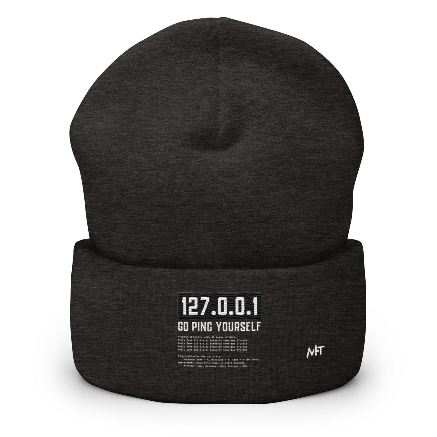 Go ping yourself - Cuffed Beanie by DarkByteGear