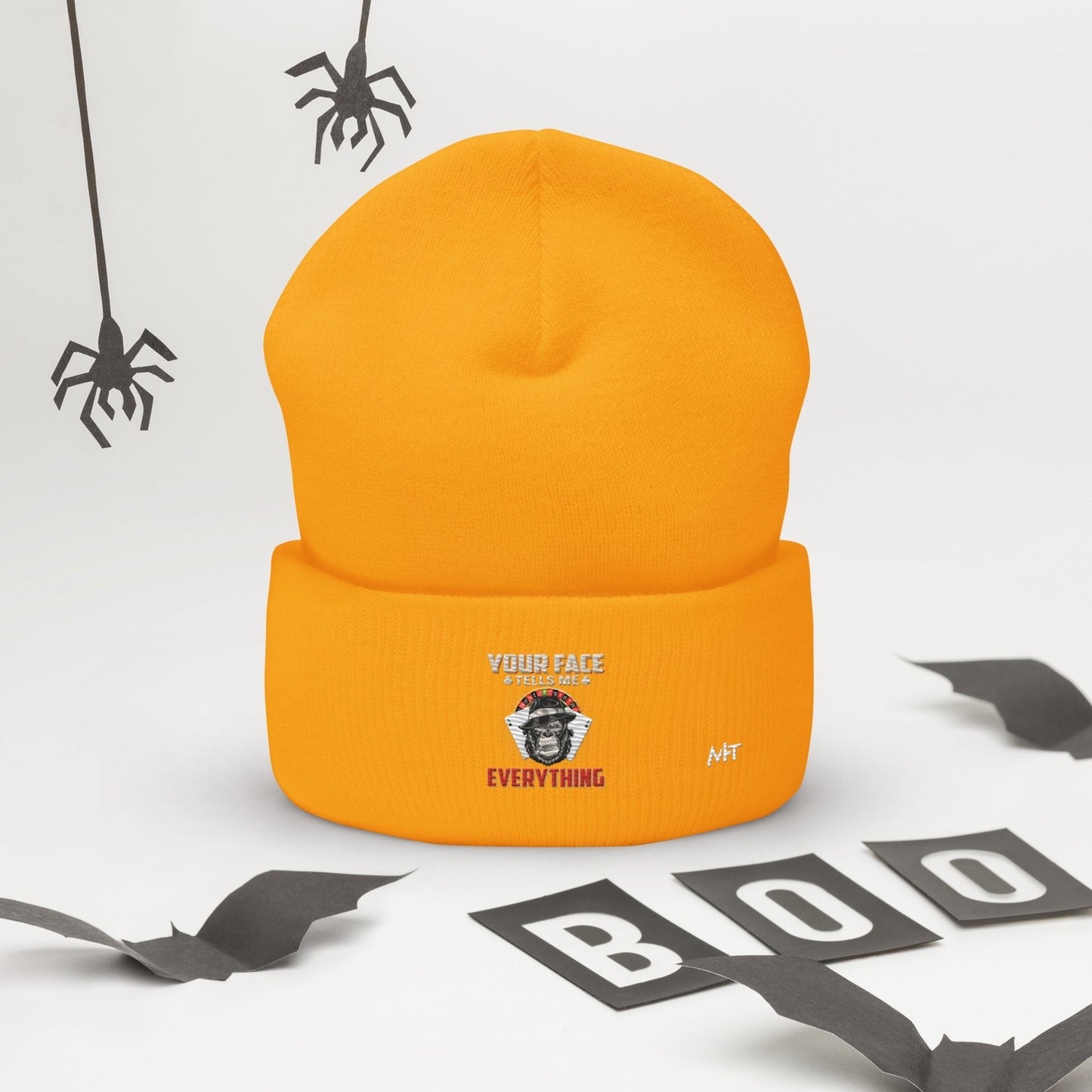 Your Face Tells me Everything - Cuffed Beanie by DarkByteGear