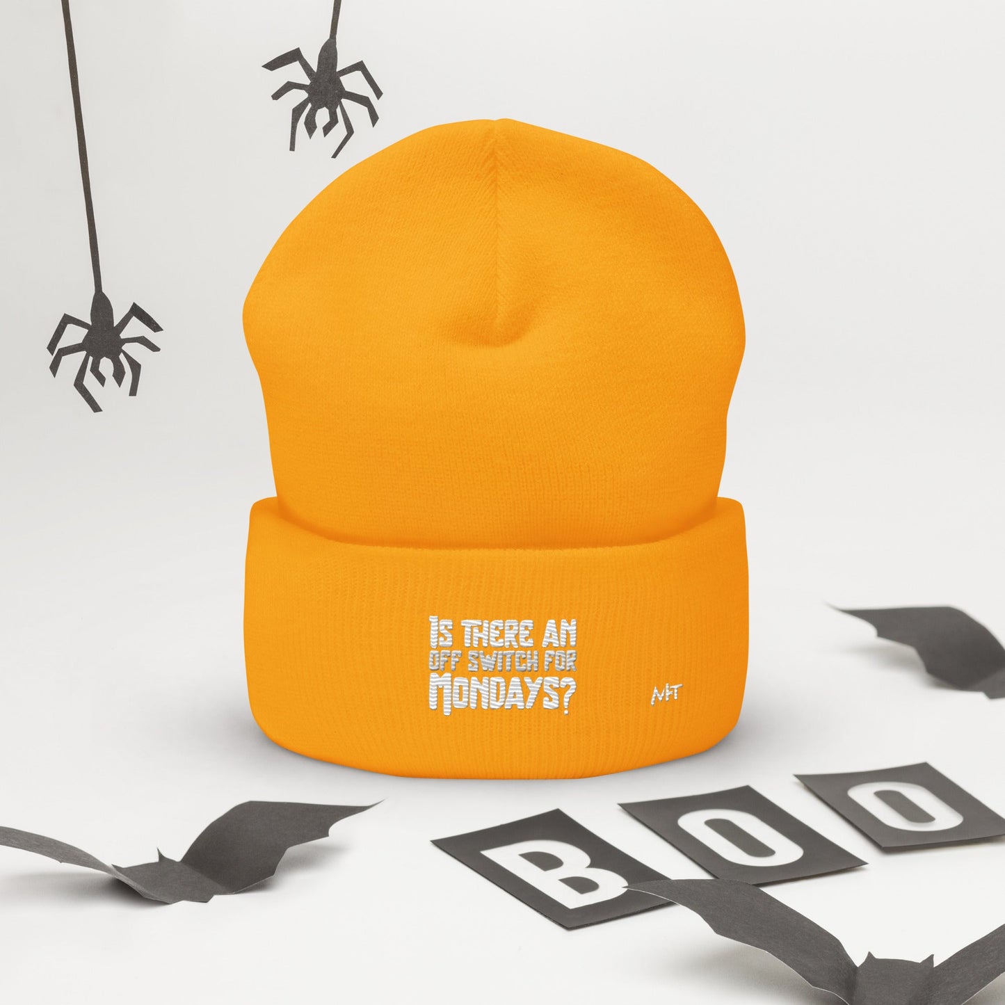 Is there an OFF switch for Mondays? - Cuffed Beanie by DarkByteGear
