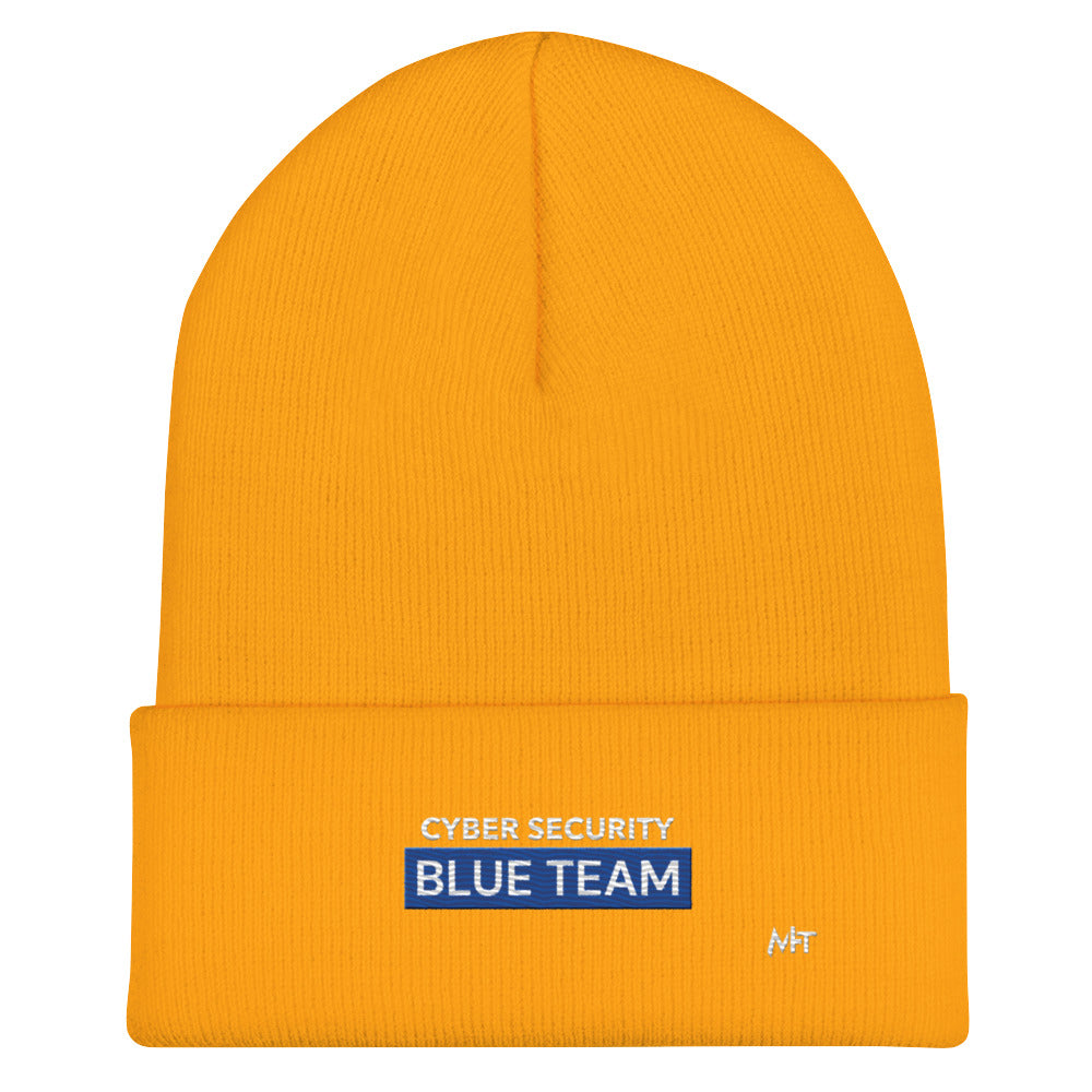 Cyber Security Blue Team V7 - Cuffed Beanie by DarkByteGear