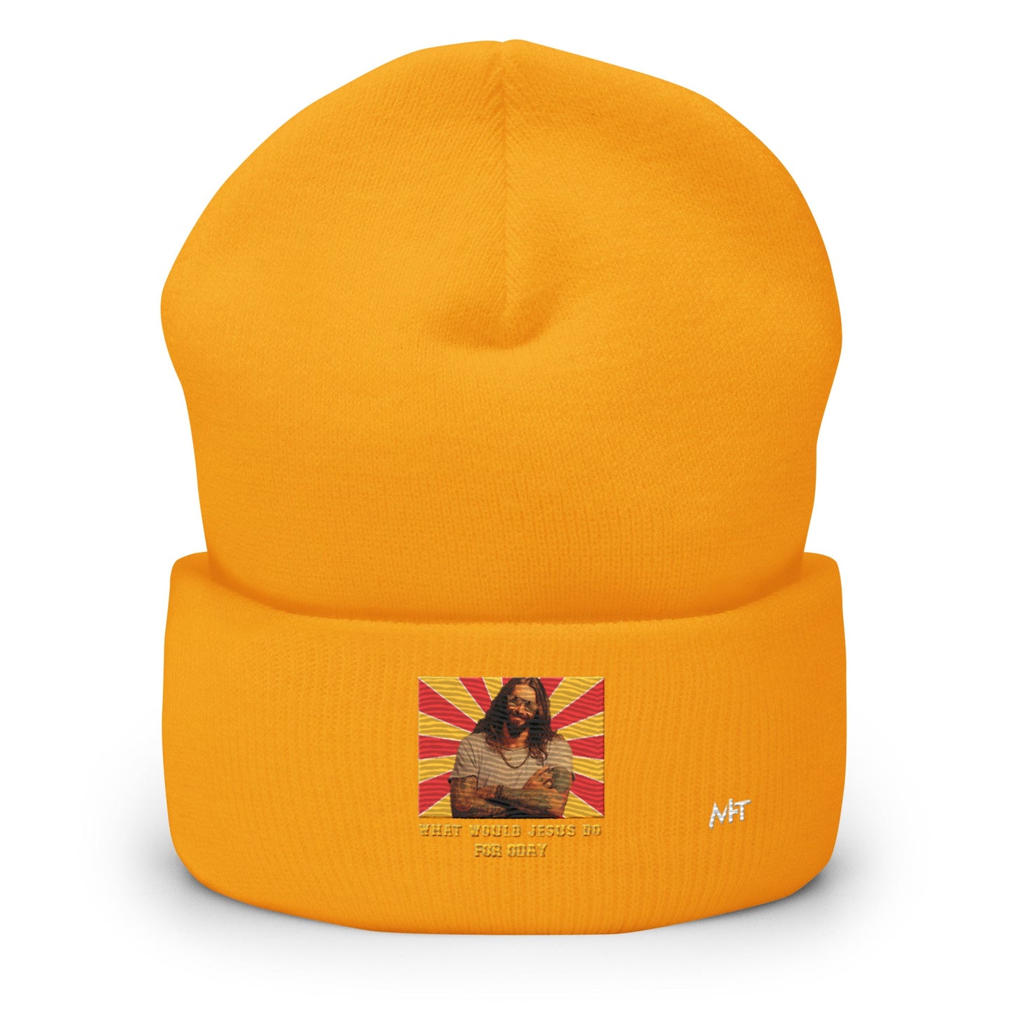 What would Jesus do for 0day v1 - Cuffed Beanie by DarkByteGear