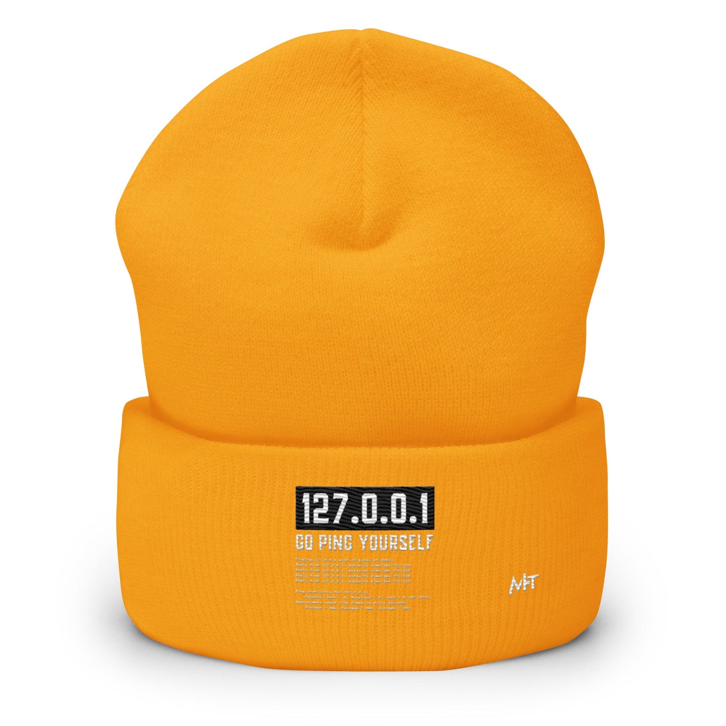 Go ping yourself - Cuffed Beanie by DarkByteGear