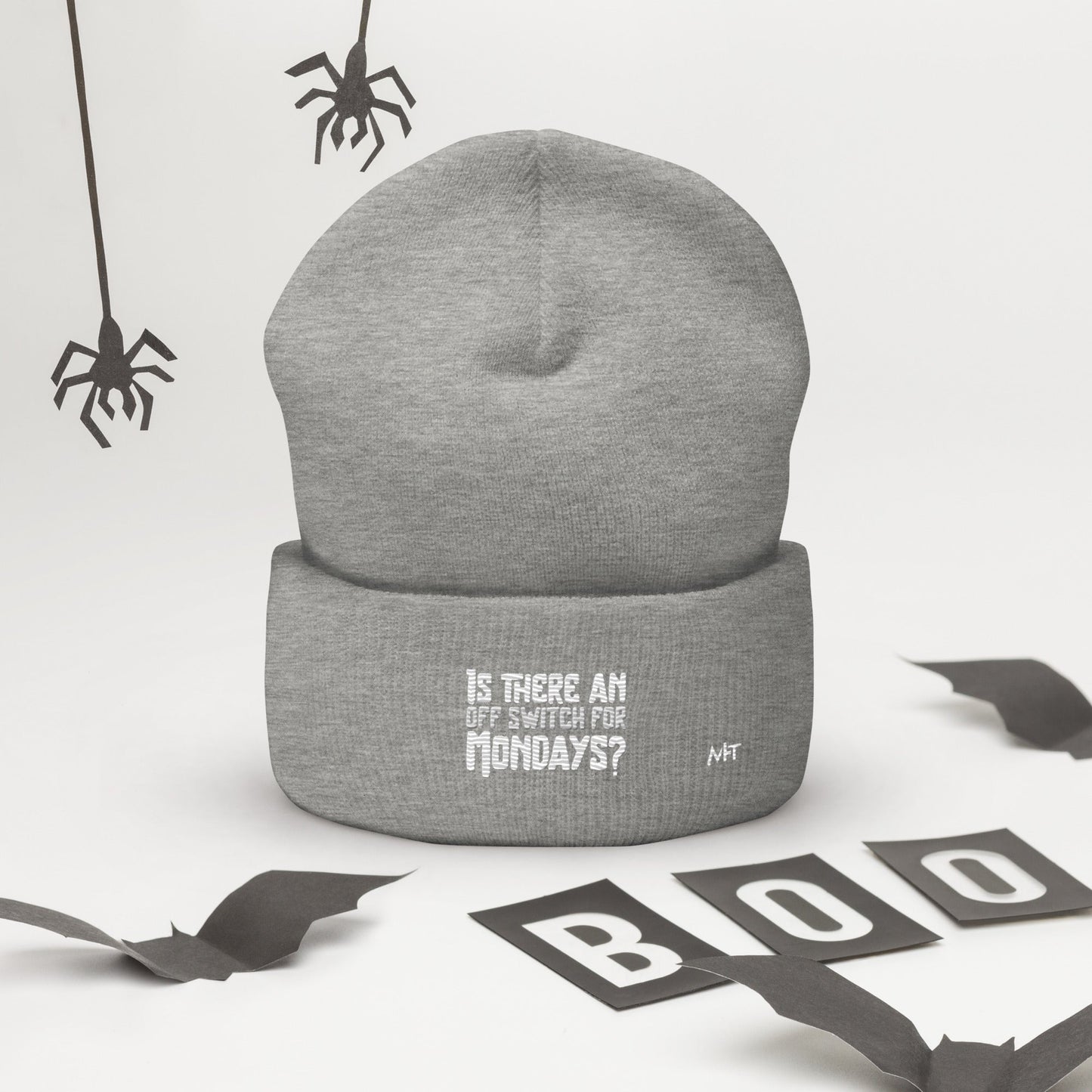 Is there an OFF switch for Mondays? - Cuffed Beanie by DarkByteGear