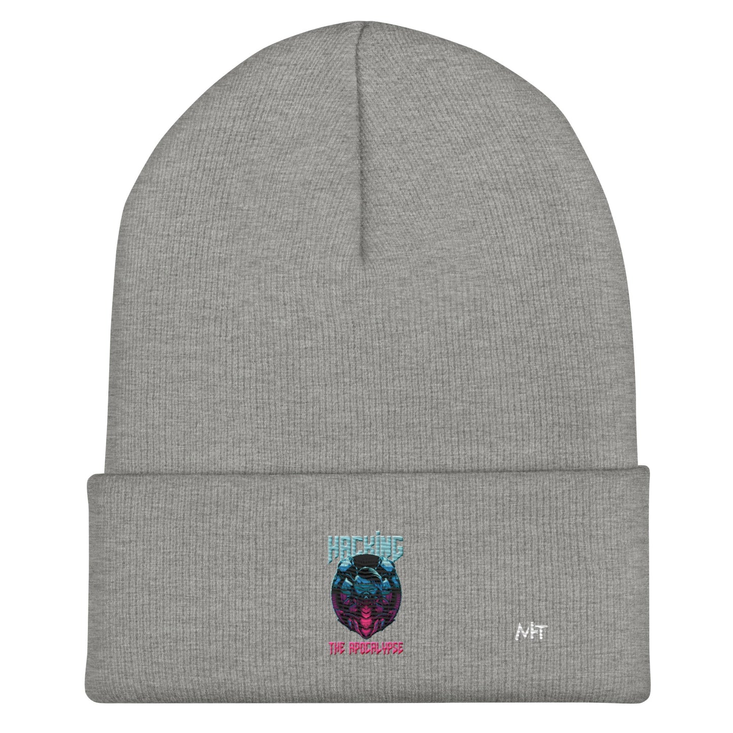 Hacking the apocalypse V2 - Cuffed Beanie by DarkByteGear