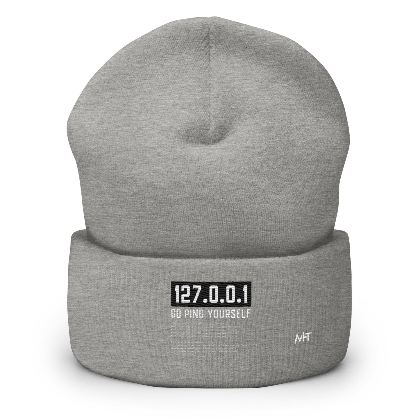 Go ping yourself - Cuffed Beanie by DarkByteGear
